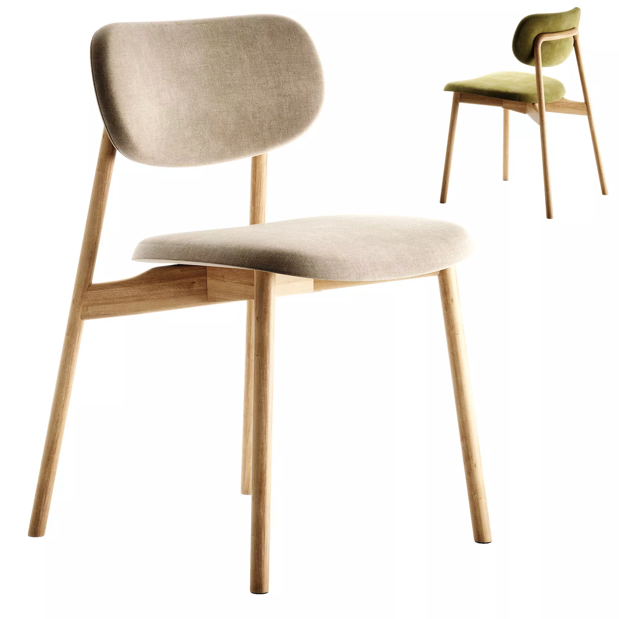 TWIST Chair By Novamobili 3D model_0