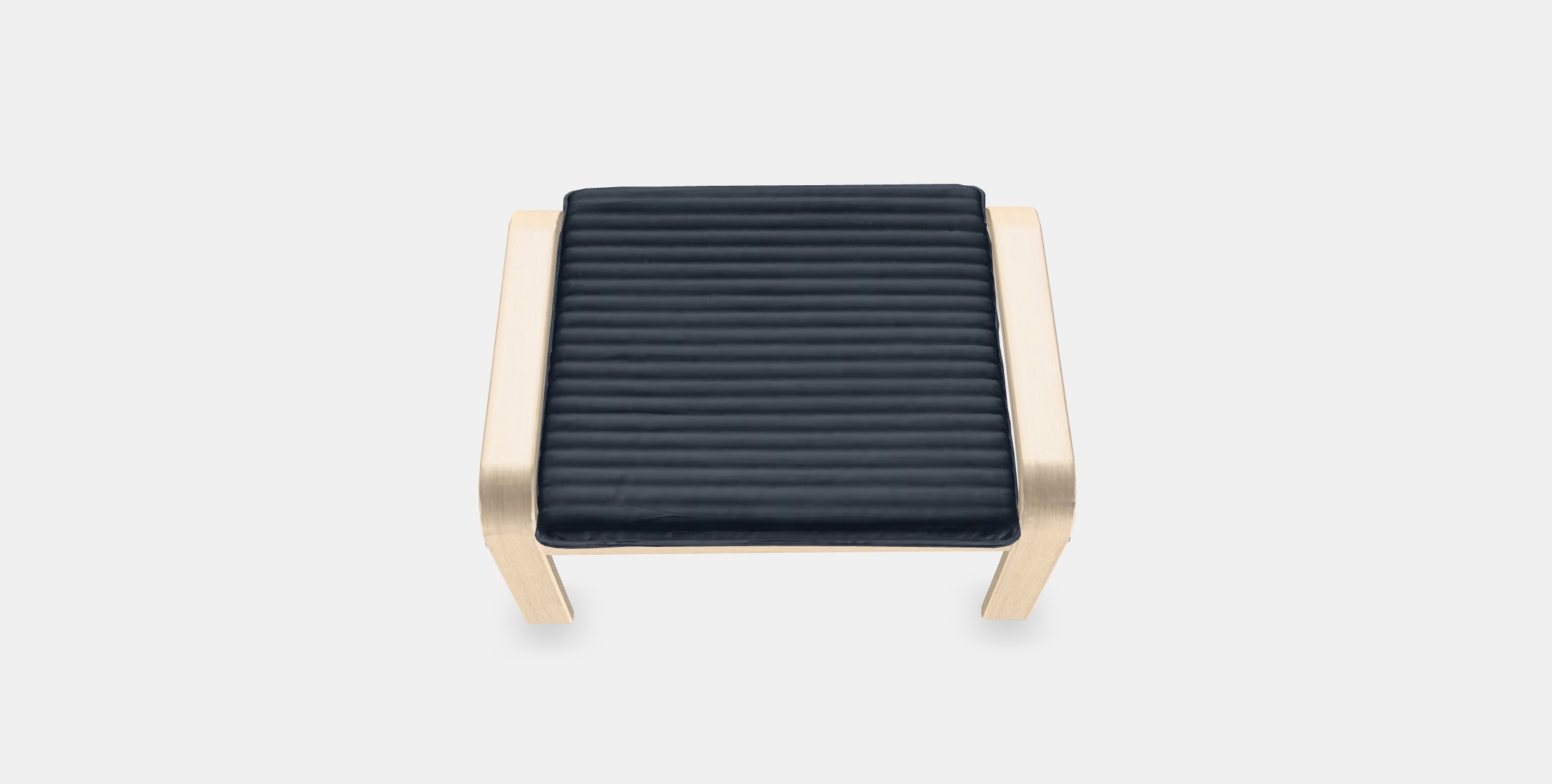 POANG Footstool 28 Low-poly 3D model_3