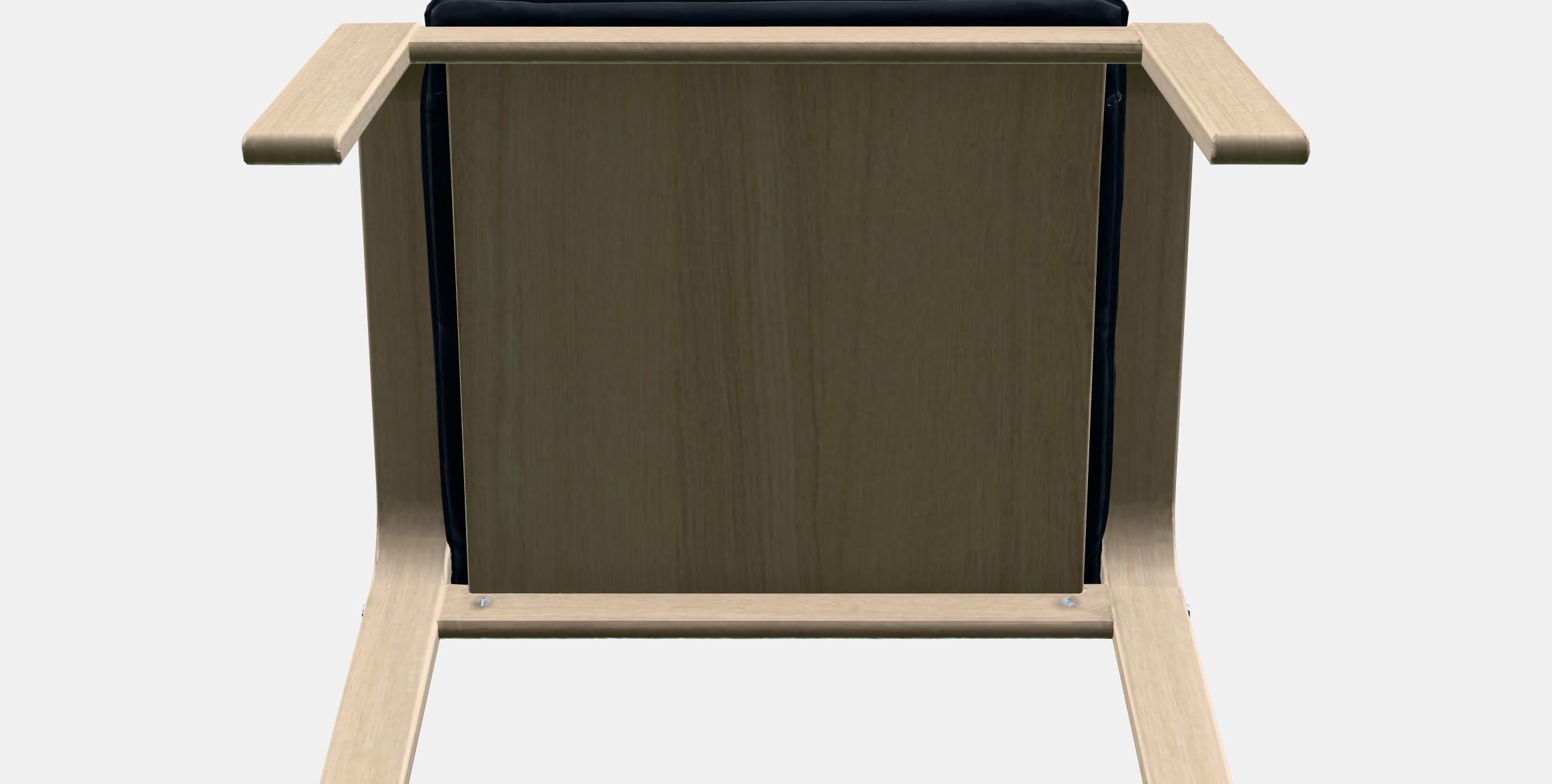 POANG Footstool 28 Low-poly 3D model_8