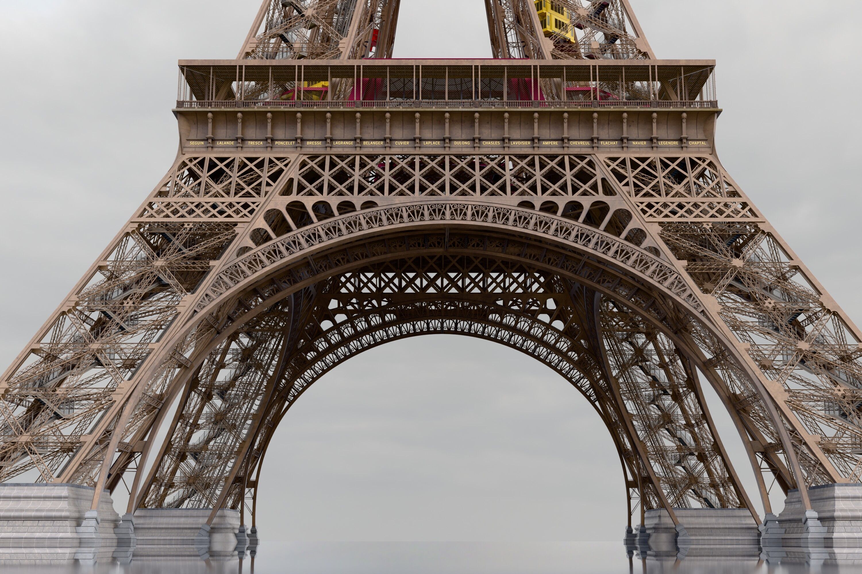 Eiffel Tower High detailed 3D model 3D model_2