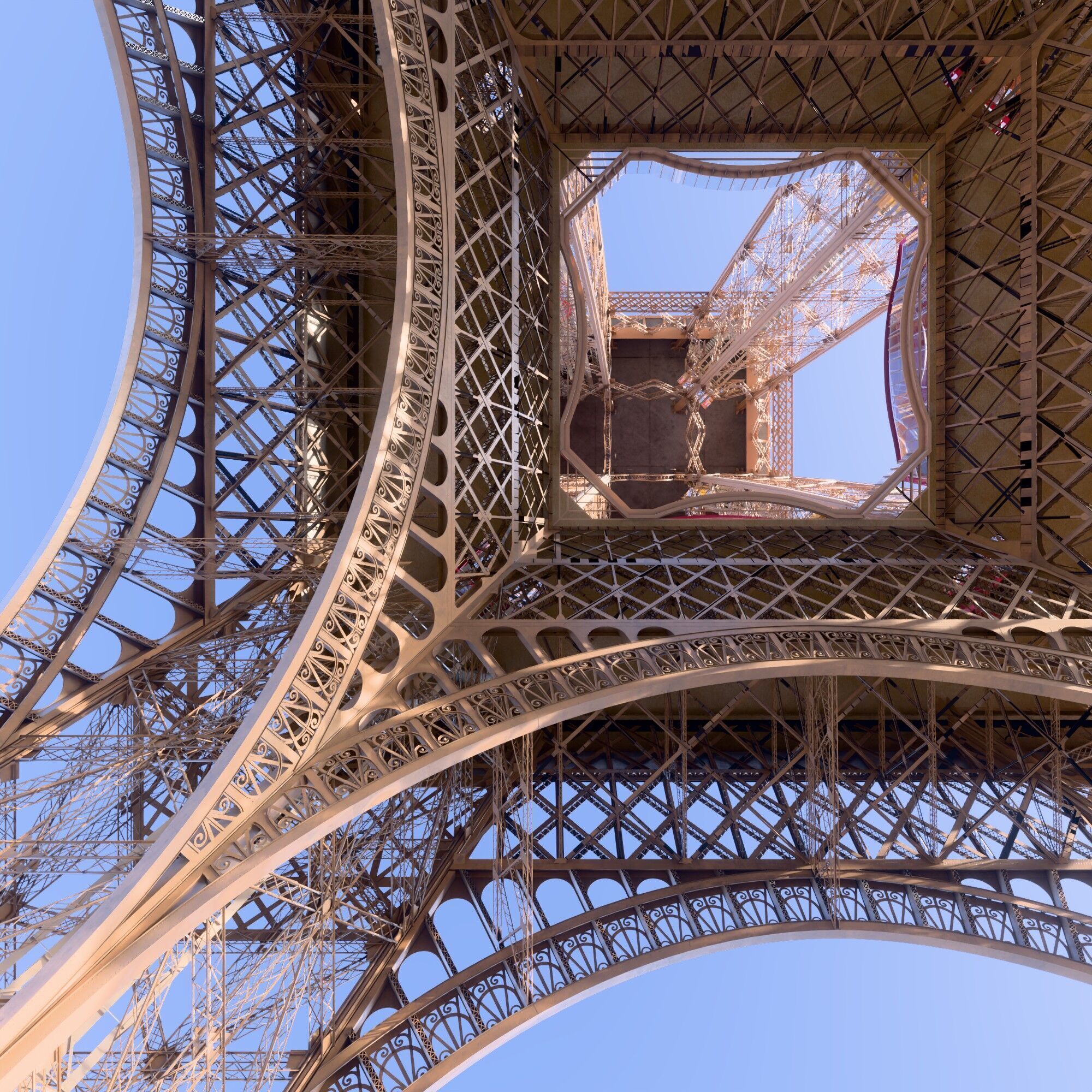 Eiffel Tower High detailed 3D model 3D model_22