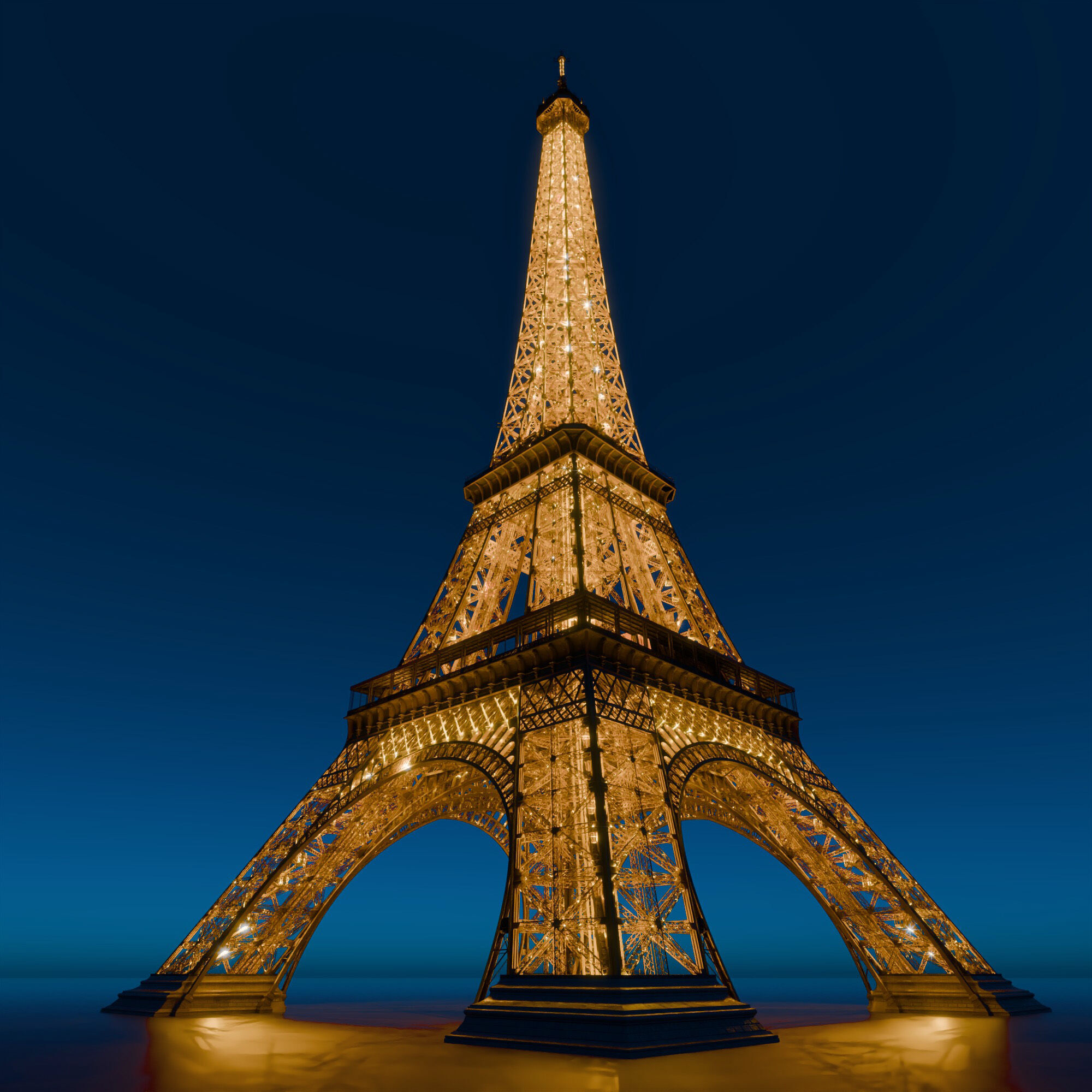 Eiffel Tower High detailed 3D model 3D model_5