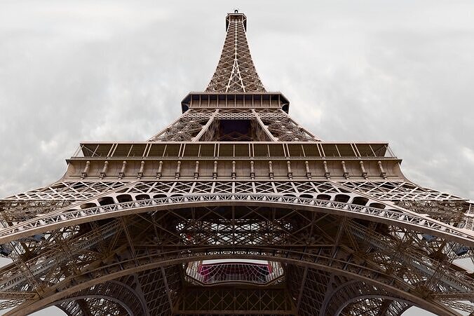 Eiffel Tower High detailed 3D model 3D model