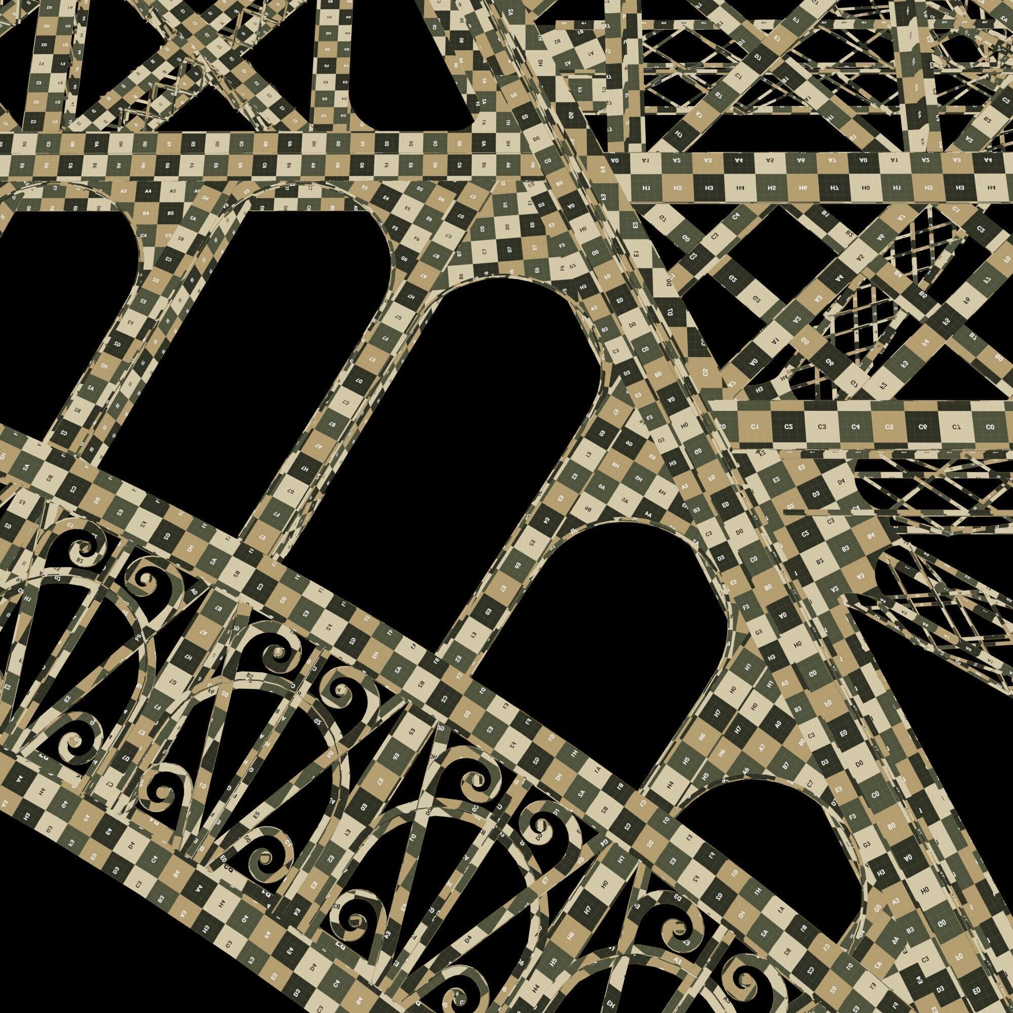 Eiffel Tower High detailed 3D model 3D model_29