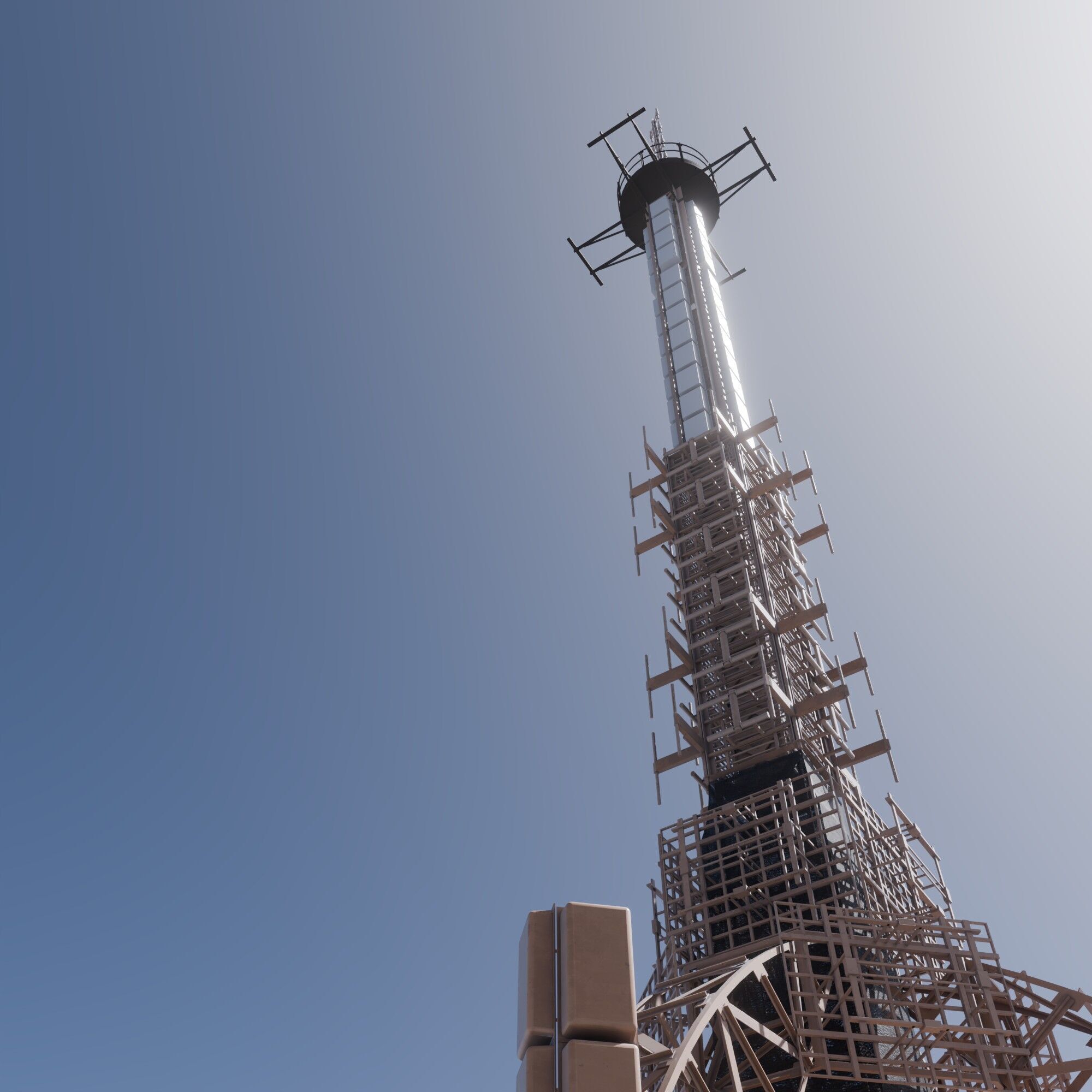Eiffel Tower High detailed 3D model 3D model_17