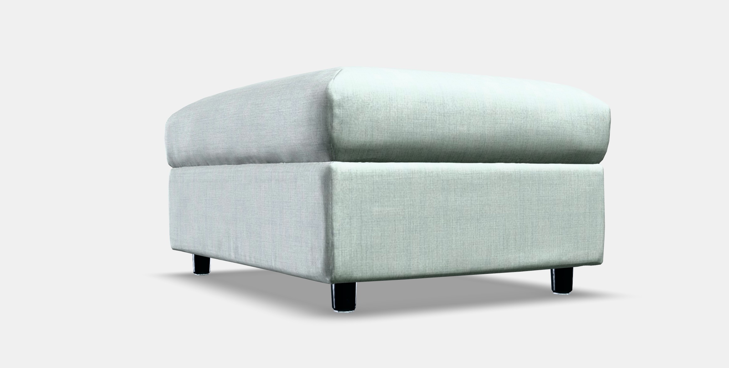 VIMLE Cover for footstool with storage Low-poly 3D model_9