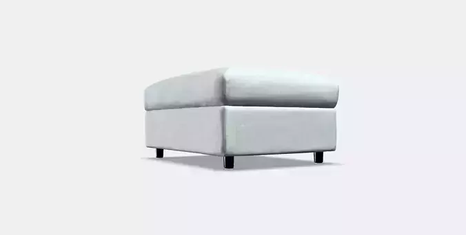 VIMLE Cover for footstool with storage Low-poly 3D model