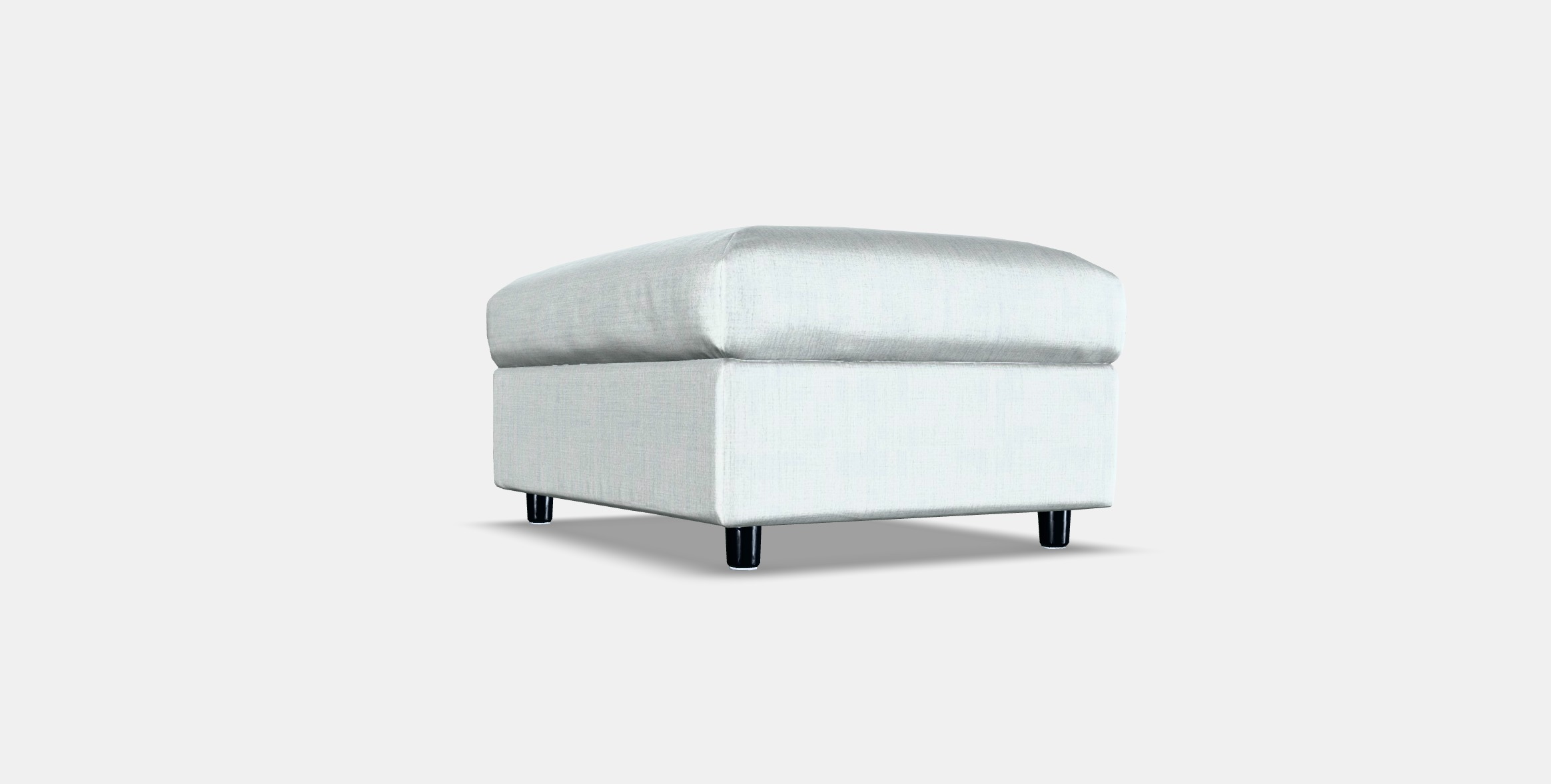 VIMLE Cover for footstool with storage Low-poly 3D model_14