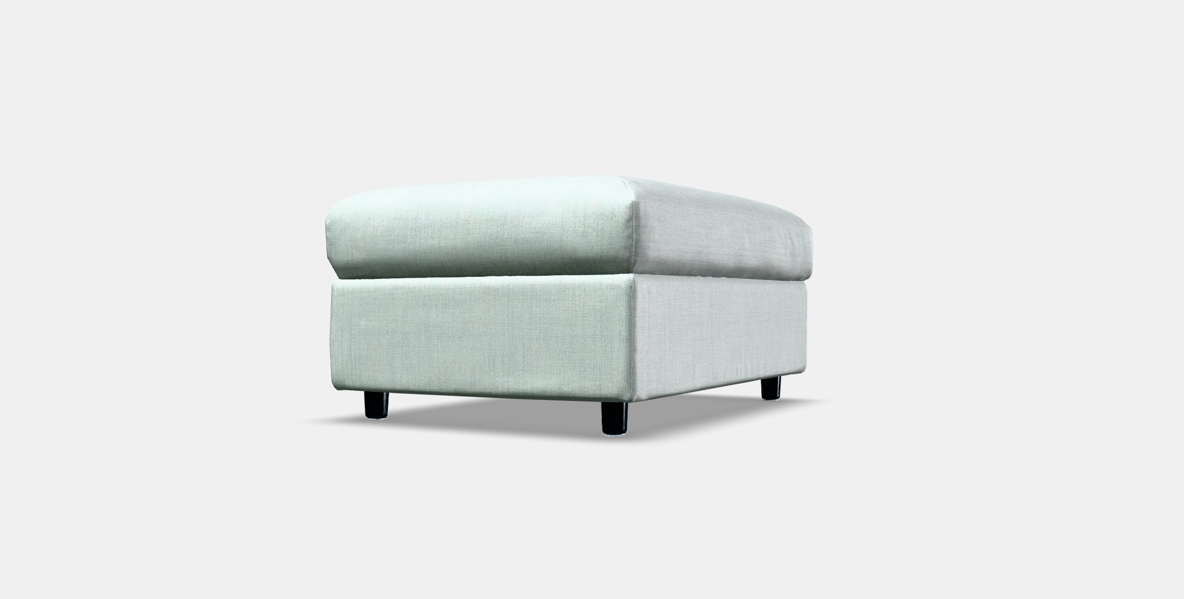 VIMLE Cover for footstool with storage Low-poly 3D model_10