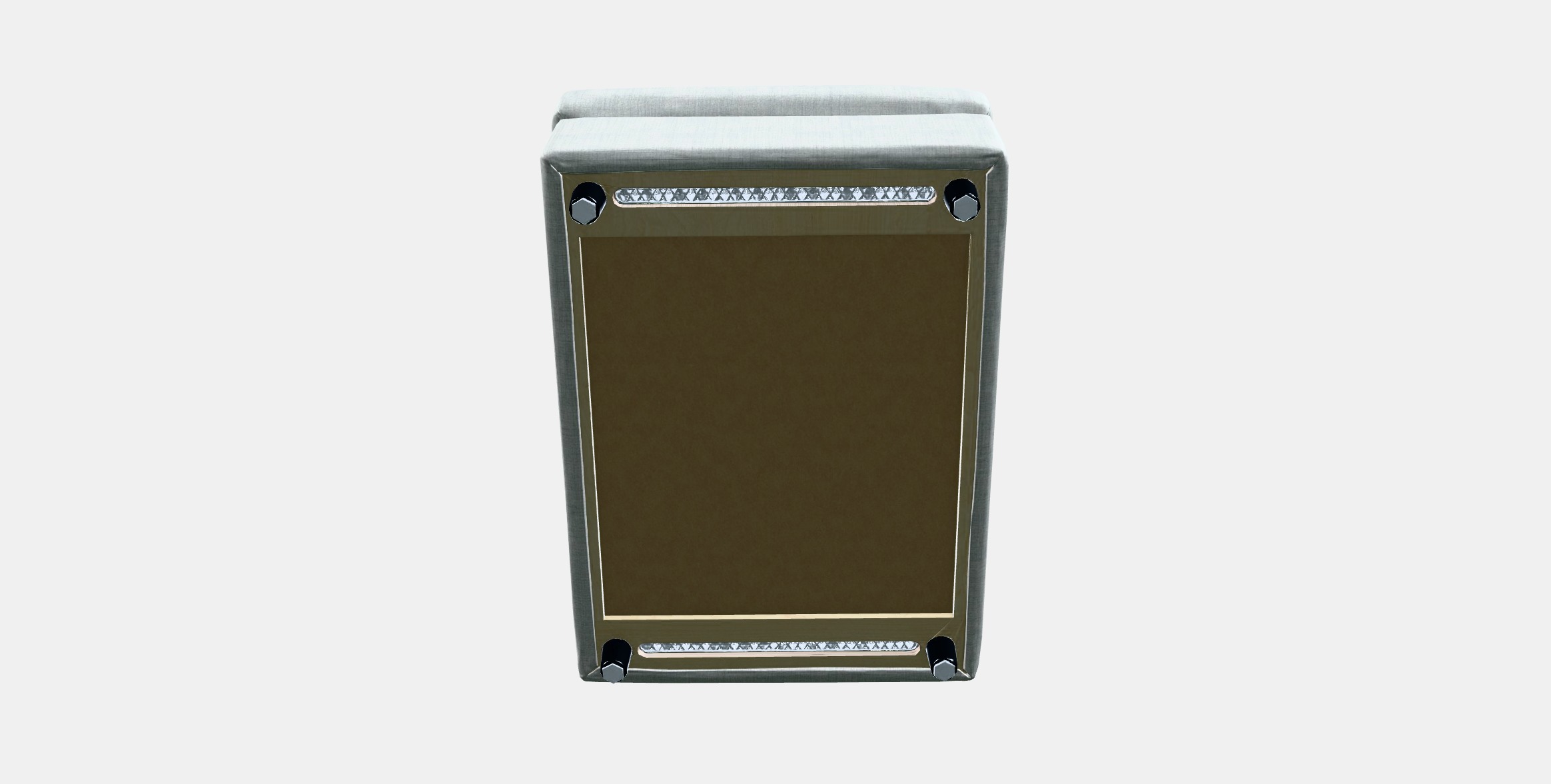 VIMLE Cover for footstool with storage Low-poly 3D model_4