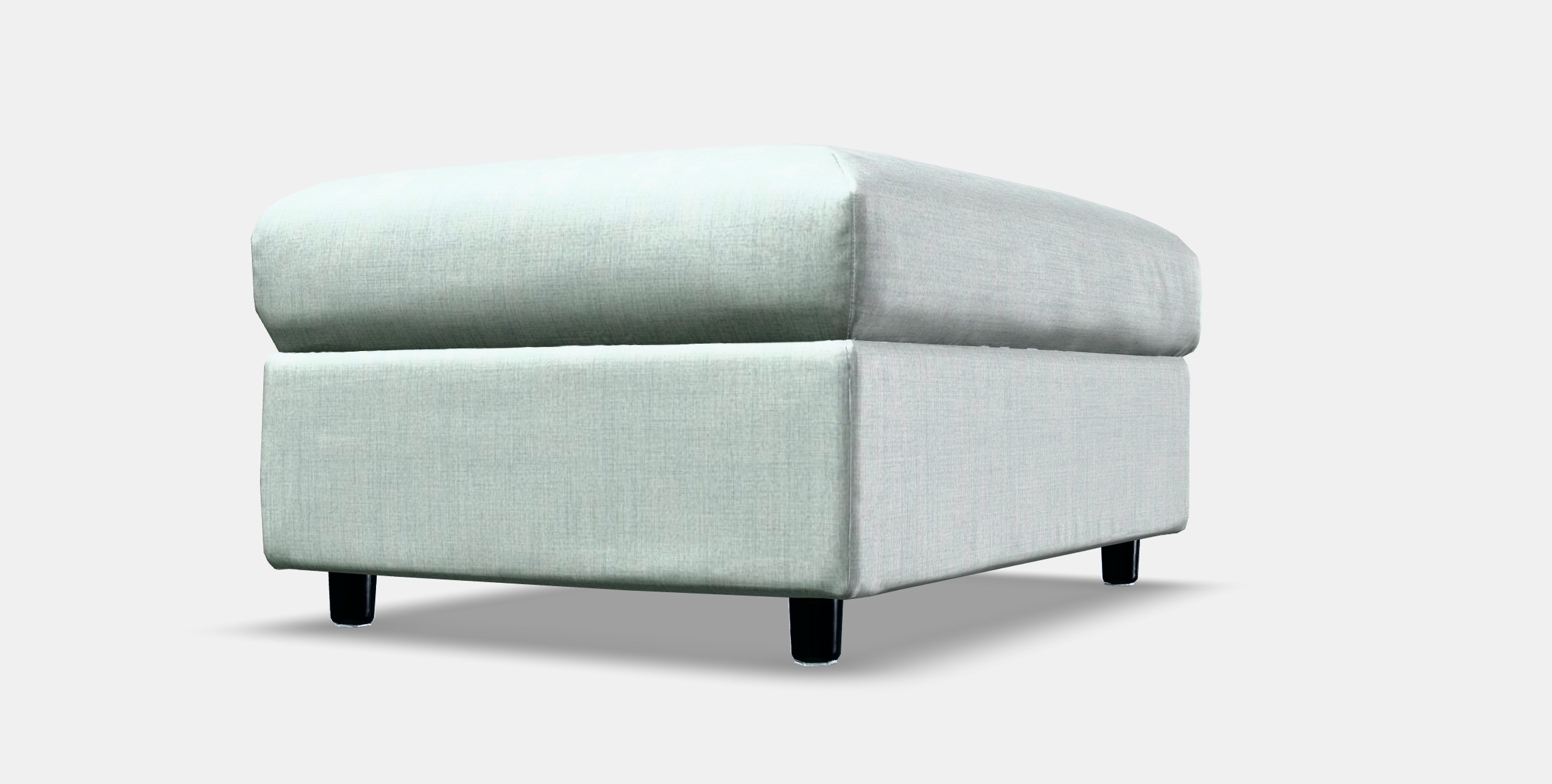 VIMLE Cover for footstool with storage Low-poly 3D model_16