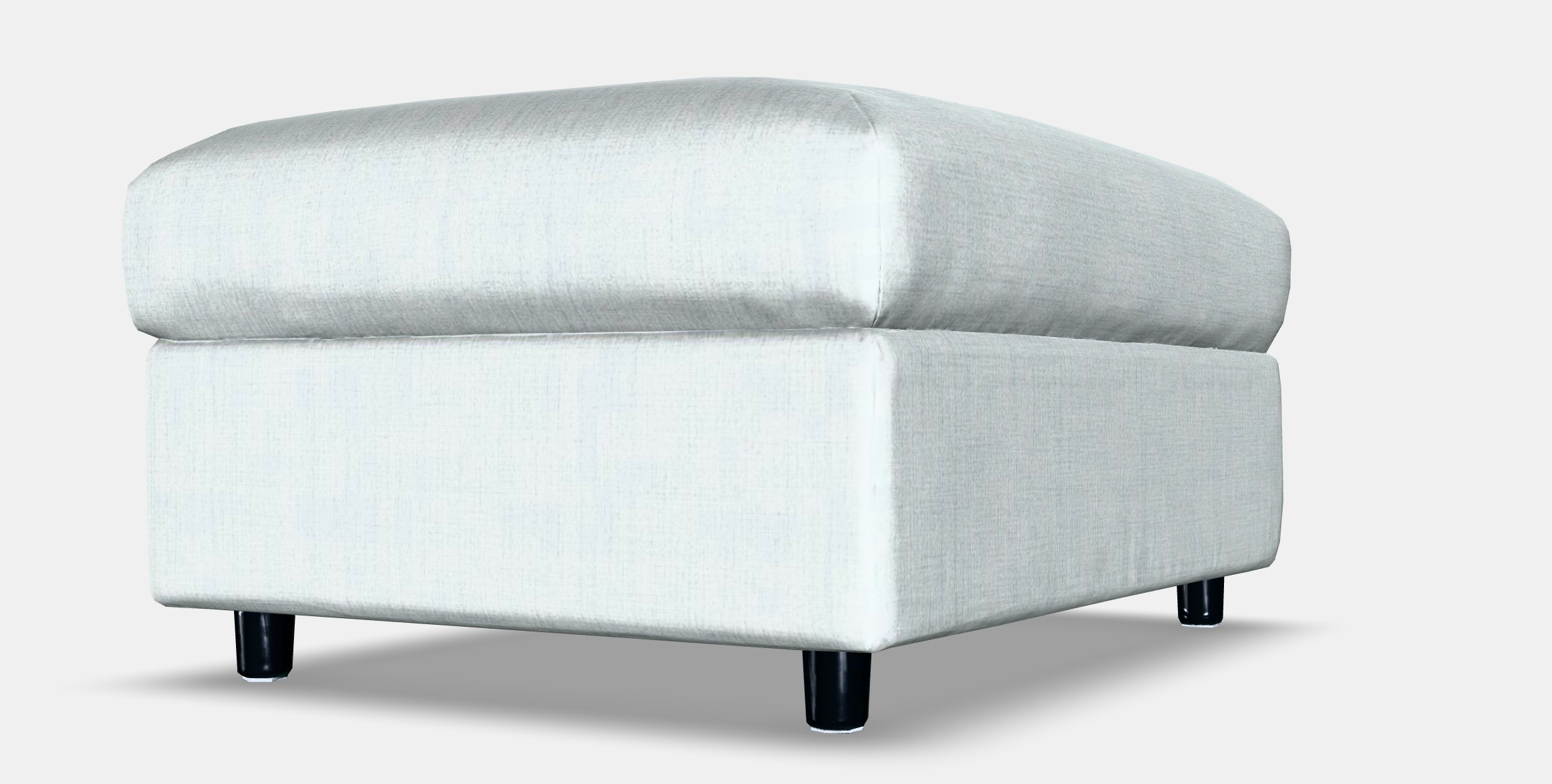 VIMLE Cover for footstool with storage Low-poly 3D model_15