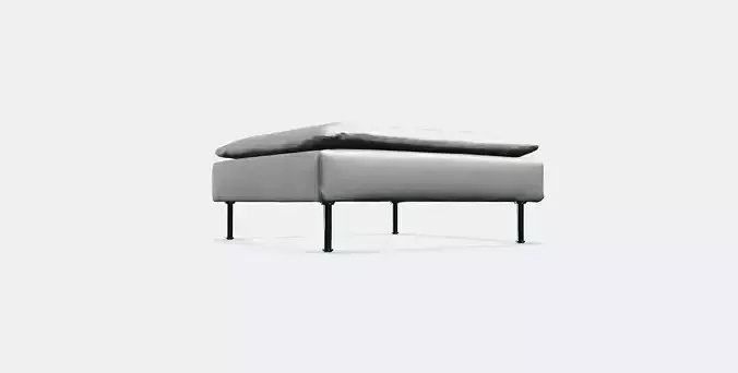 SODERHAMN Footstool cover 1 Low-poly 3D model