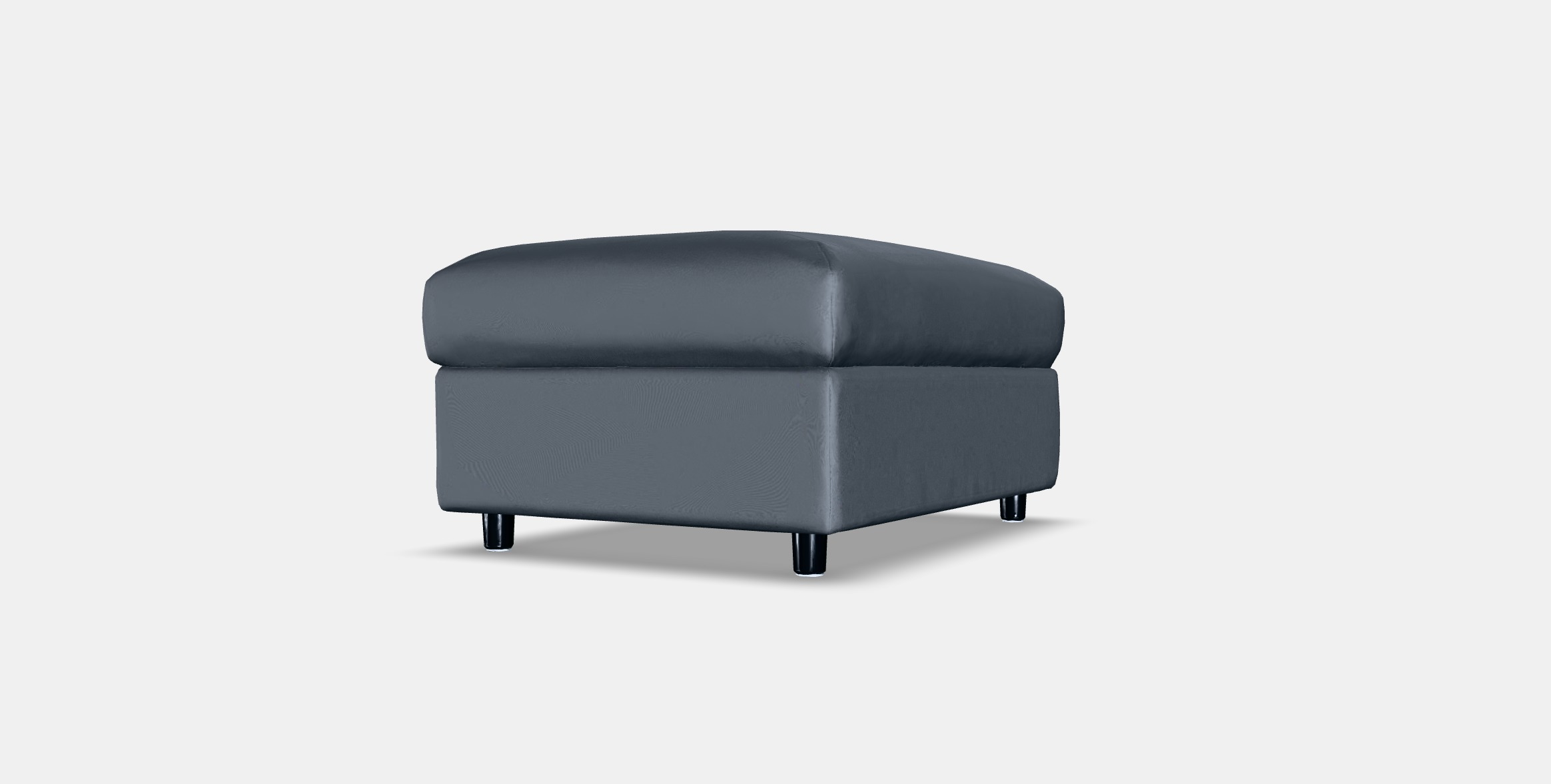 VIMLE Cover for footstool with storage 3 Low-poly 3D model_4