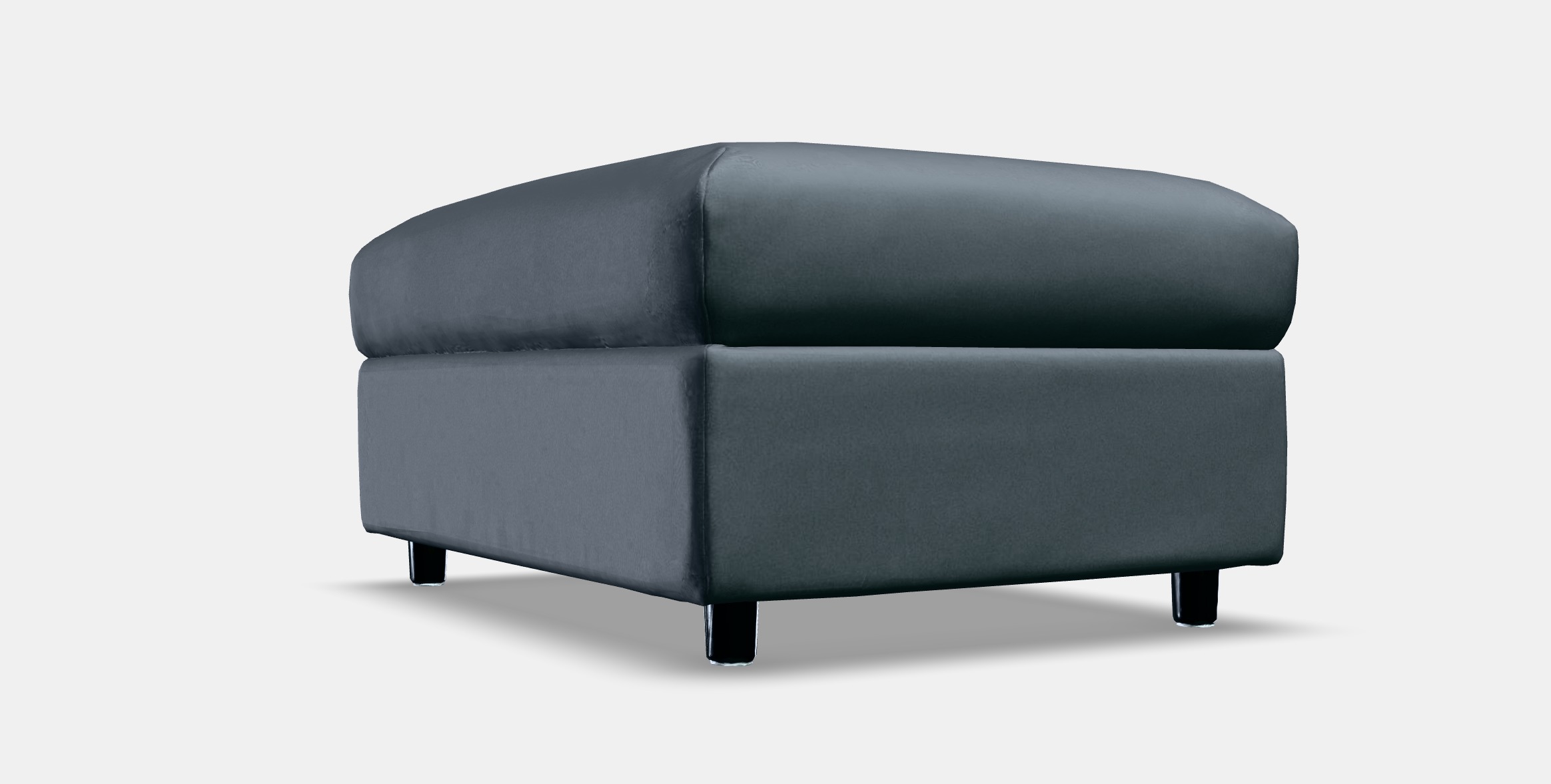 VIMLE Cover for footstool with storage 3 Low-poly 3D model_8