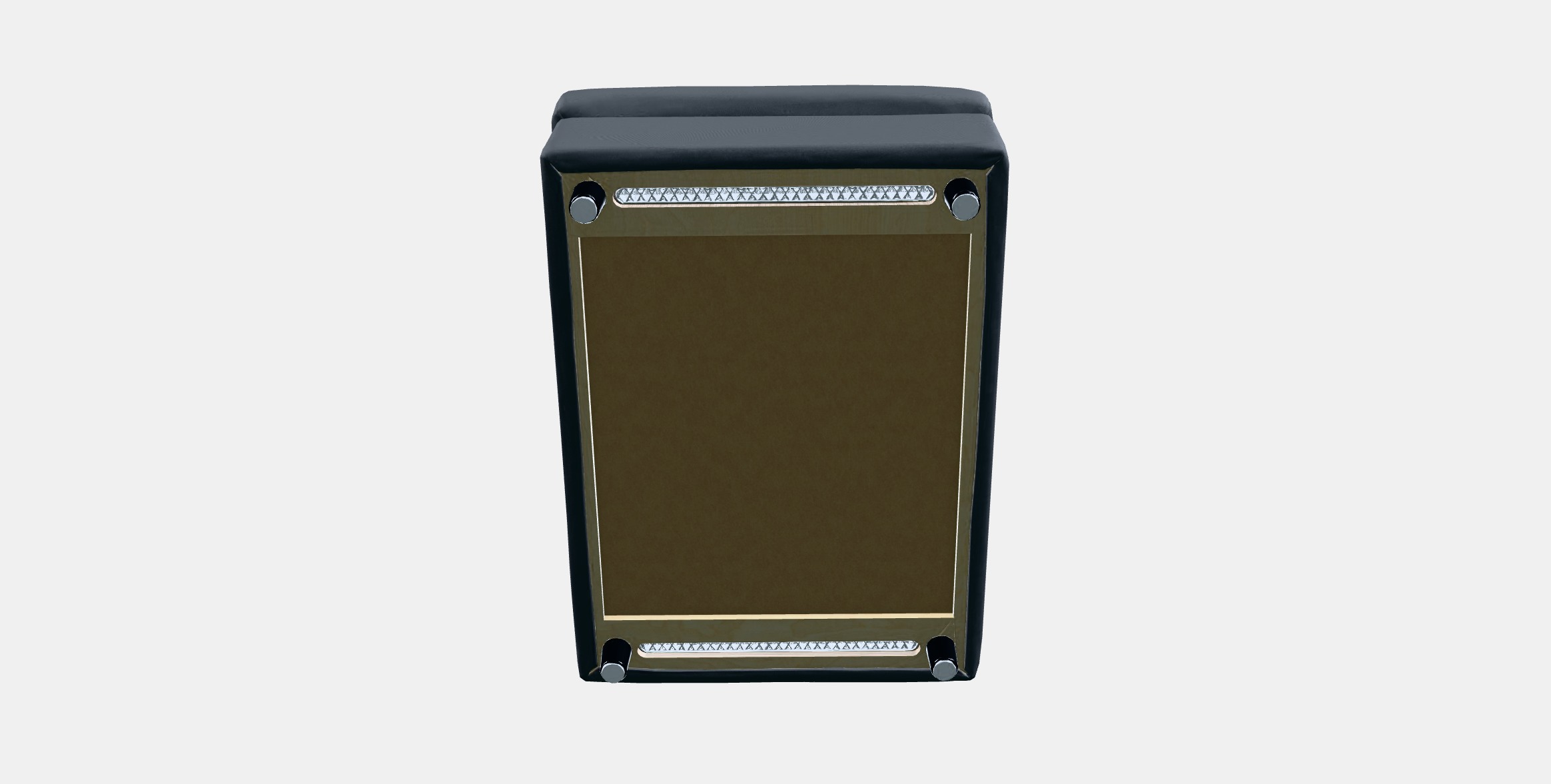 VIMLE Cover for footstool with storage 3 Low-poly 3D model_6