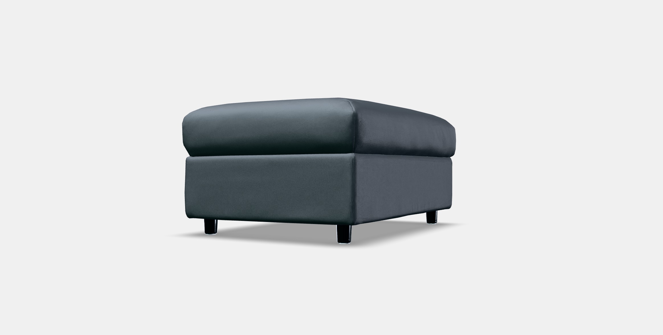 VIMLE Cover for footstool with storage 3 Low-poly 3D model_12