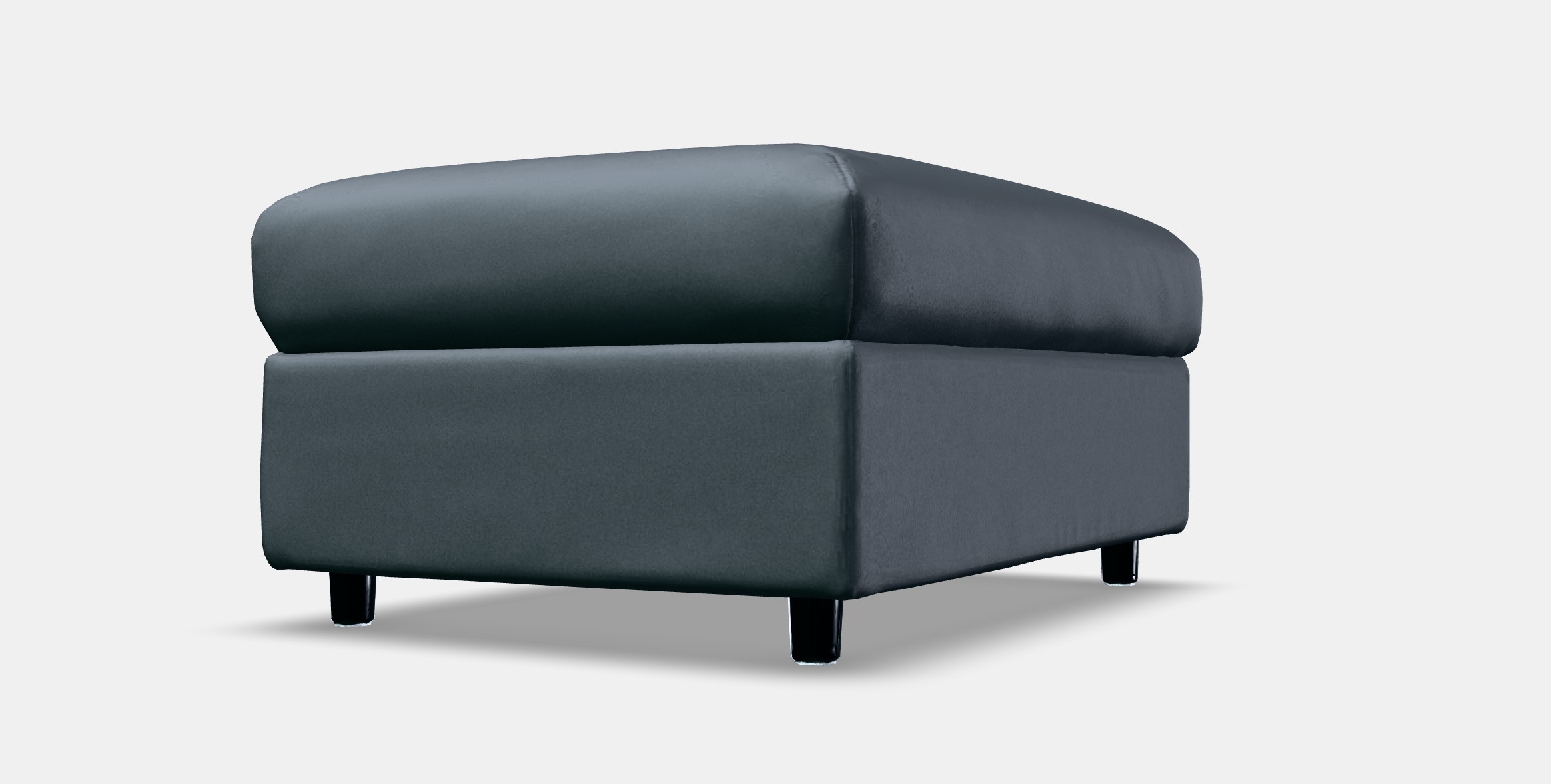 VIMLE Cover for footstool with storage 3 Low-poly 3D model_13