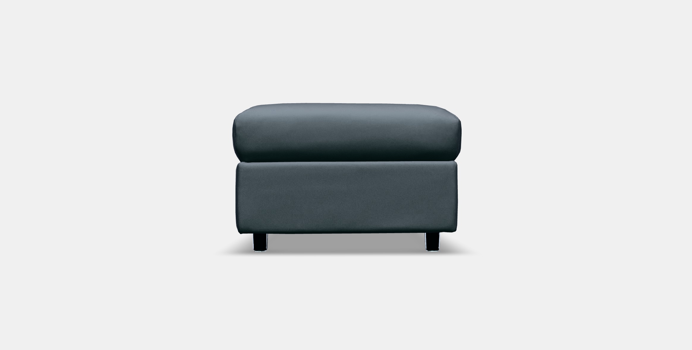 VIMLE Cover for footstool with storage 3 Low-poly 3D model_9