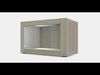 BESTA Shelf unit with glass door 4 Low-poly 3D model_1