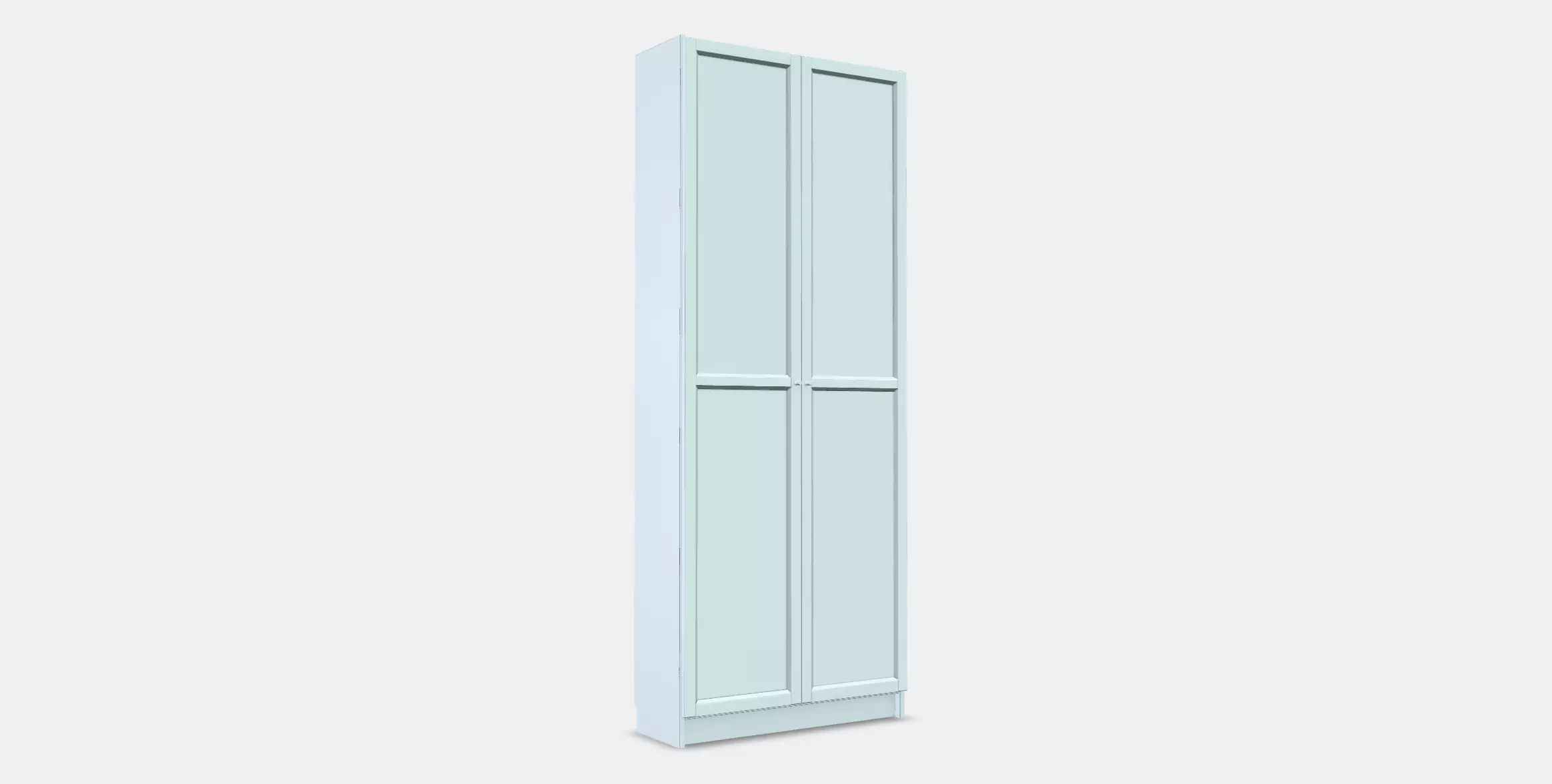 BILLY - OXBERG Bookcase with doors 2 Low-poly 3D model