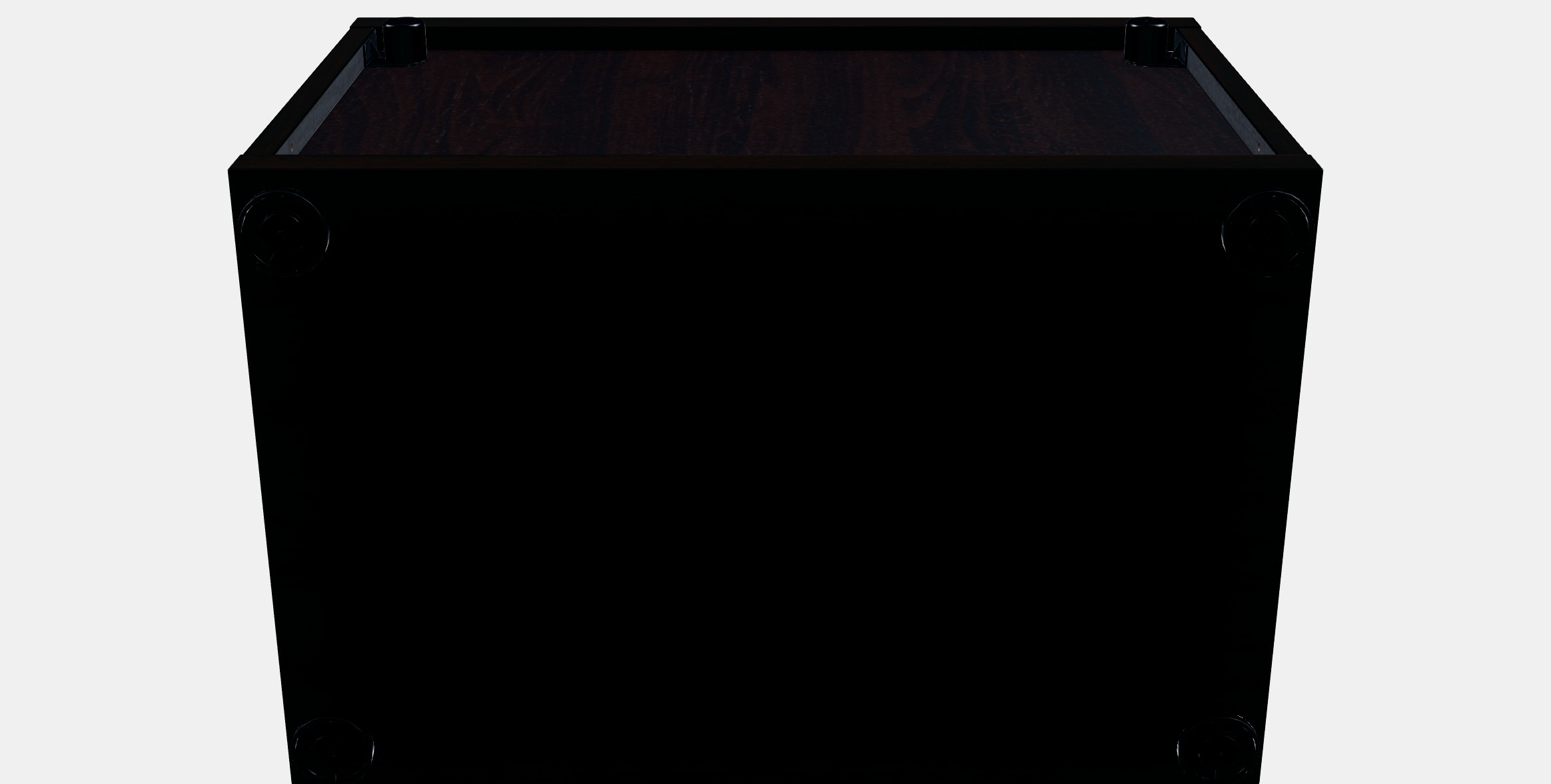 BESTA Shelf unit with glass door 5 Low-poly 3D model_10