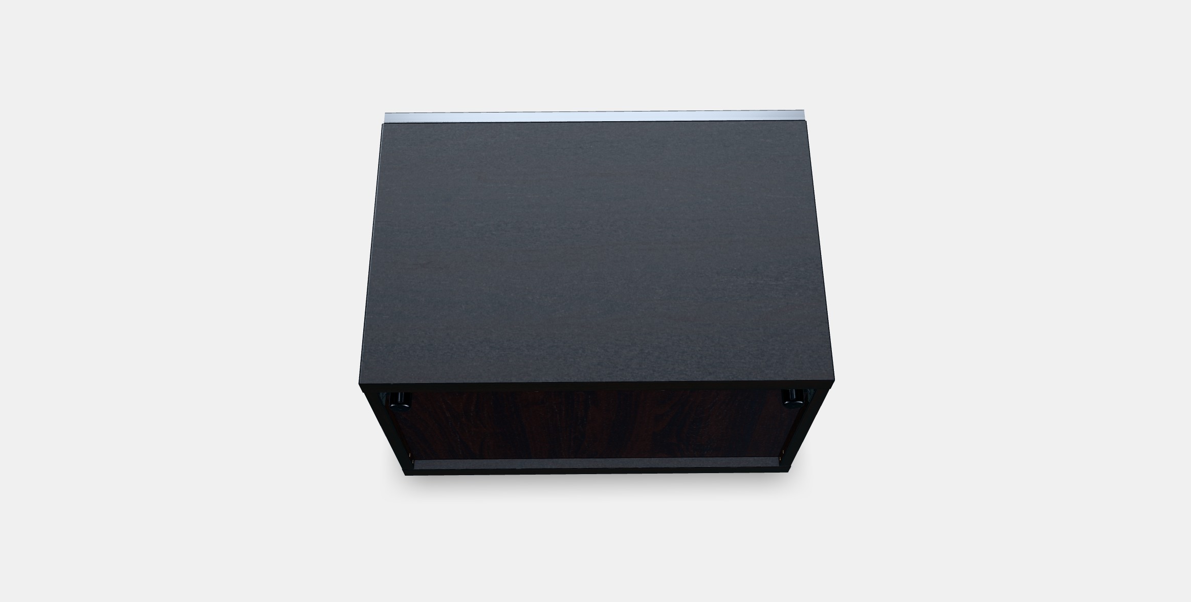 BESTA Shelf unit with glass door 5 Low-poly 3D model_2