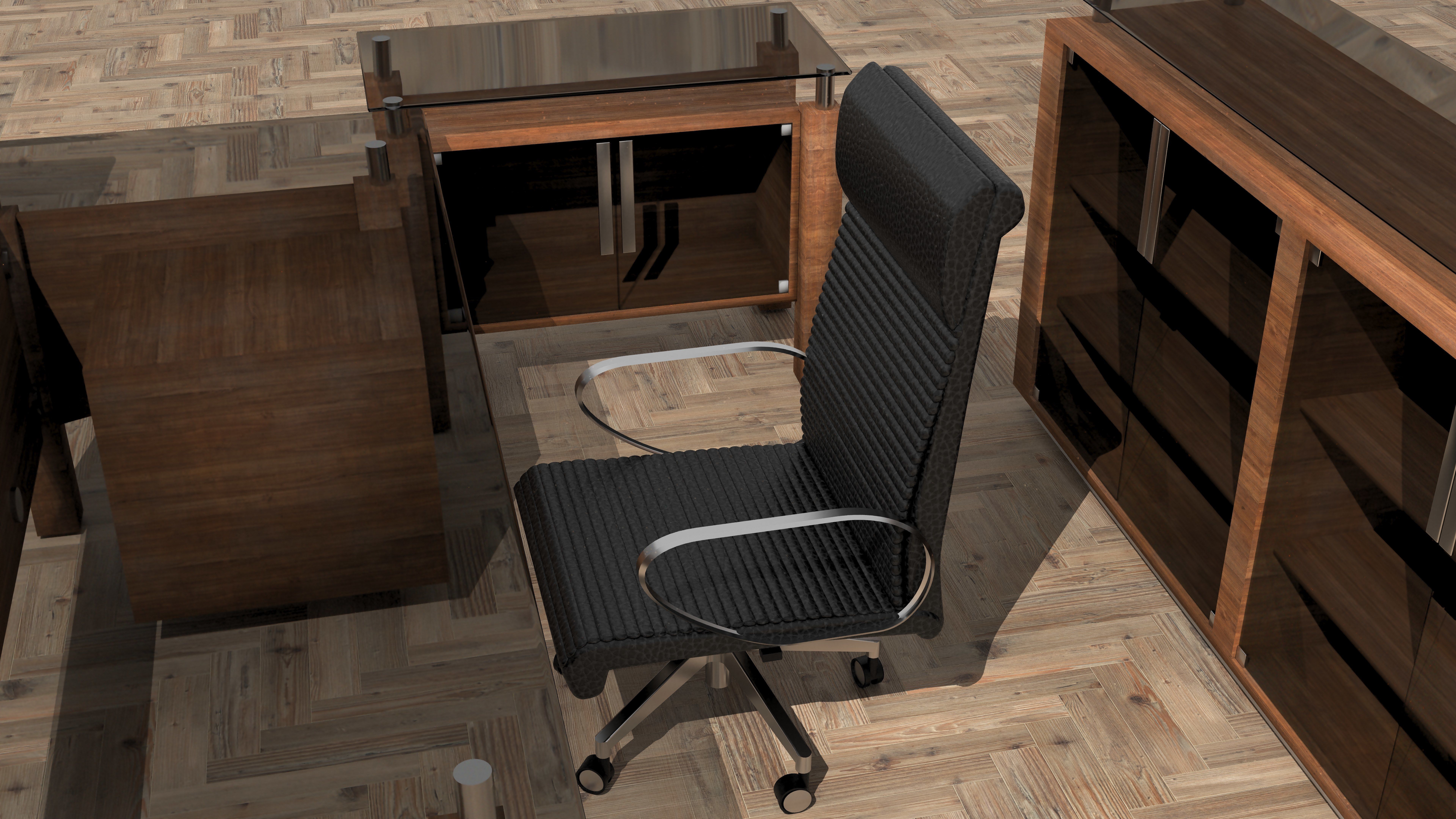 Office Set 2  3D model_5
