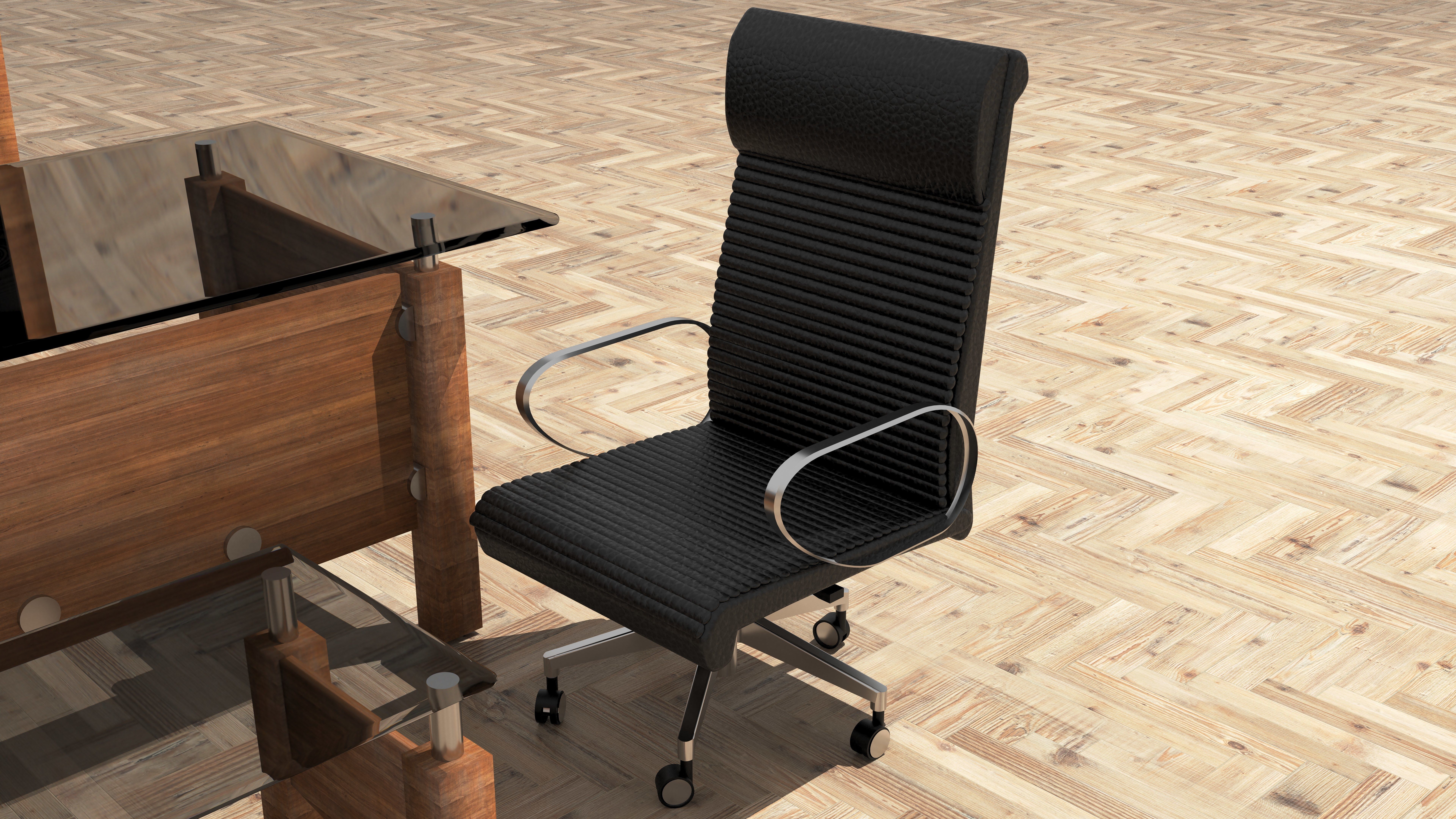 Office Set 2  3D model_1