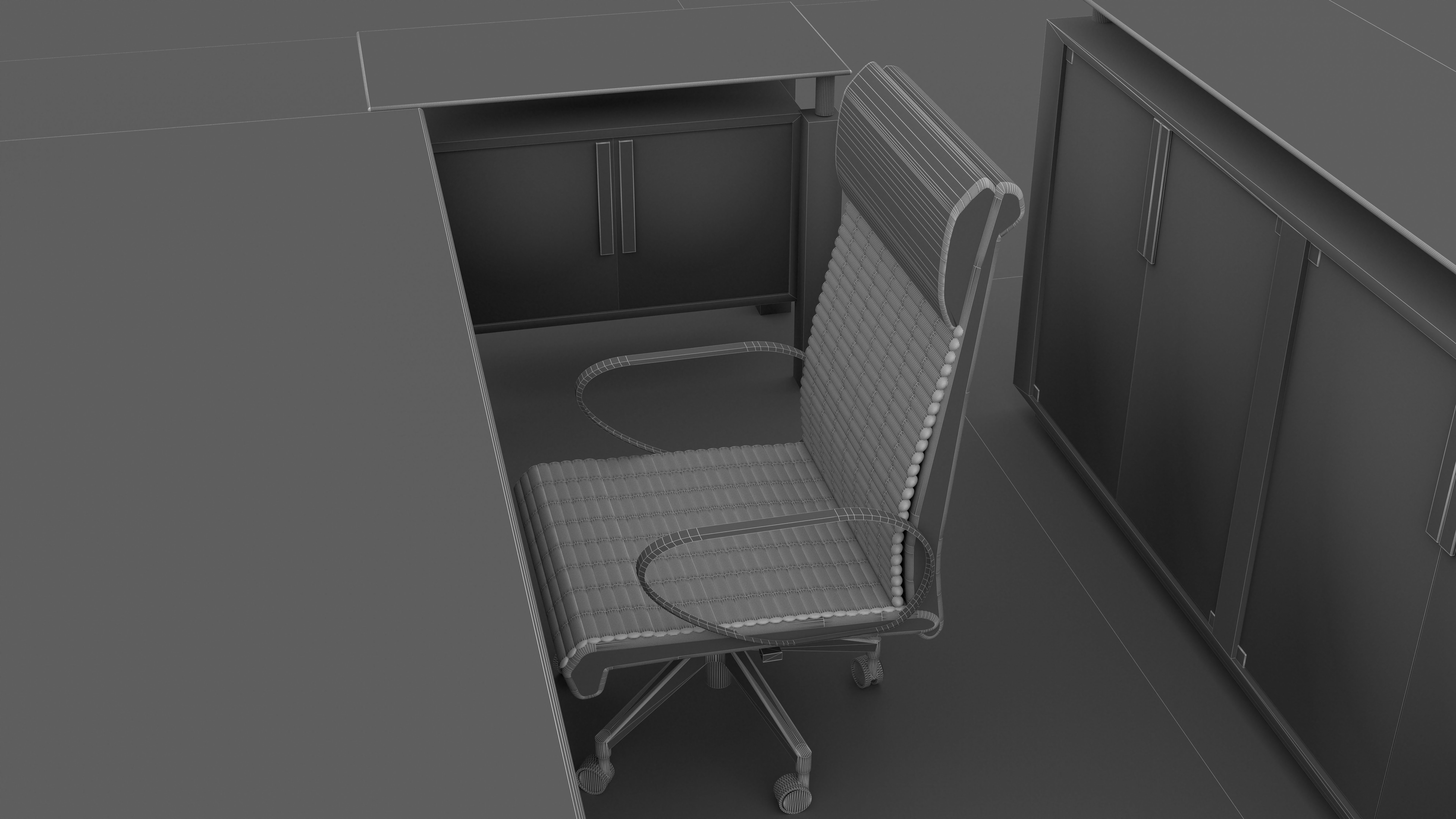 Office Set 2  3D model_8