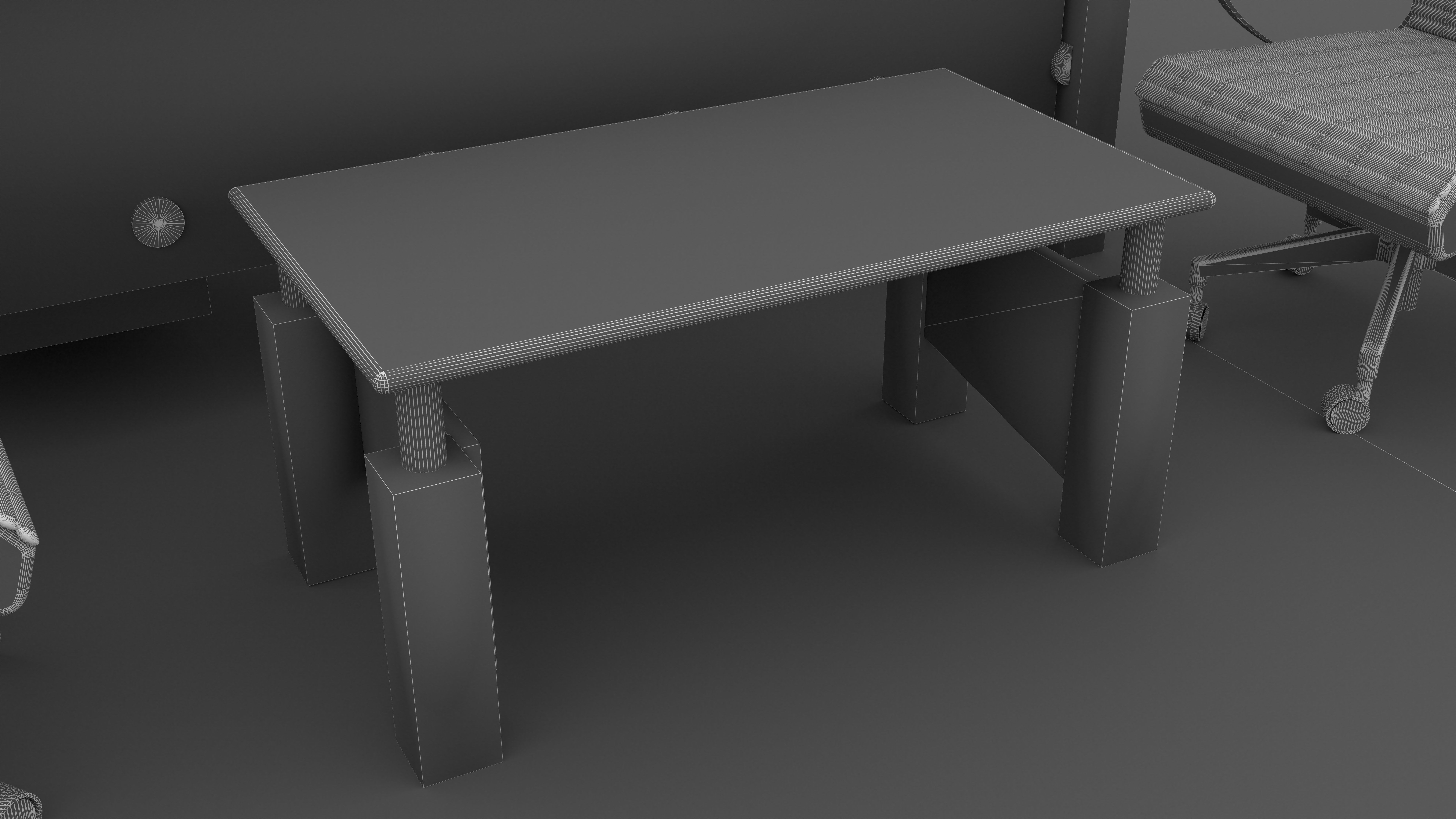 Office Set 2  3D model_9