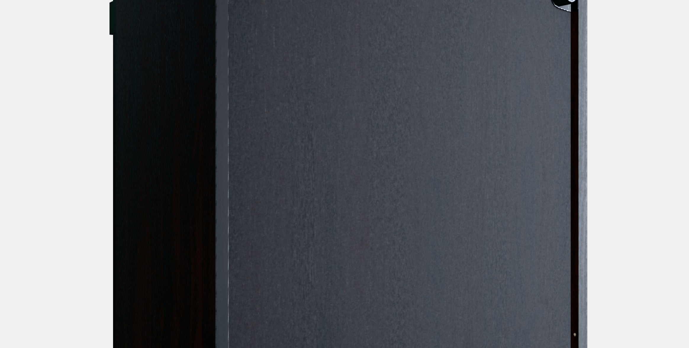 BESTA Shelf unit with glass door 8 Low-poly 3D model_4