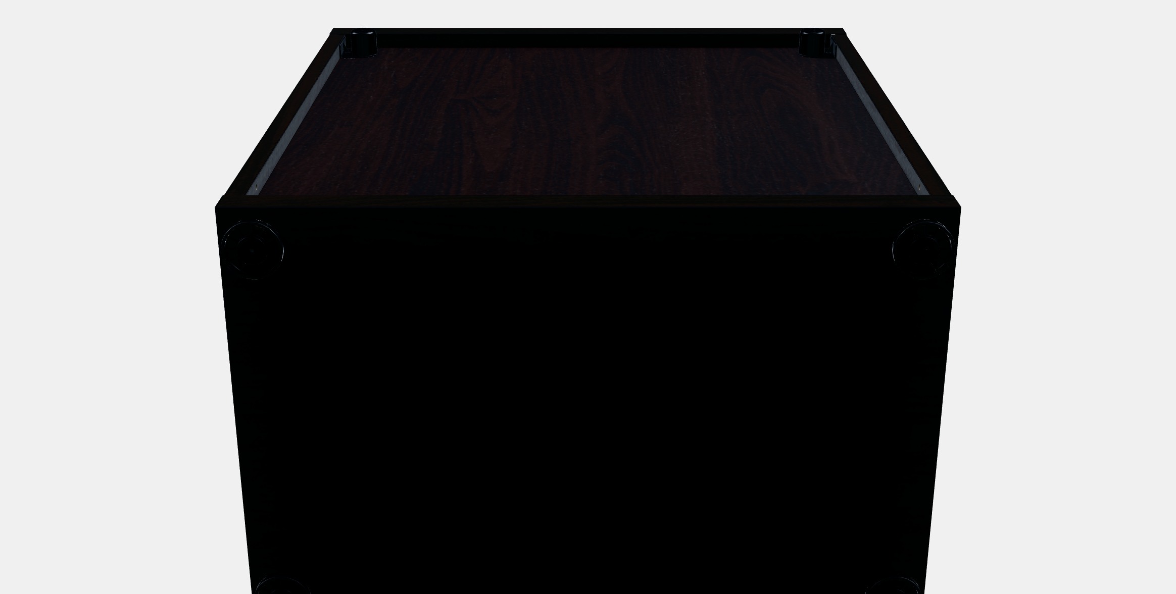 BESTA Shelf unit with glass door 8 Low-poly 3D model_10