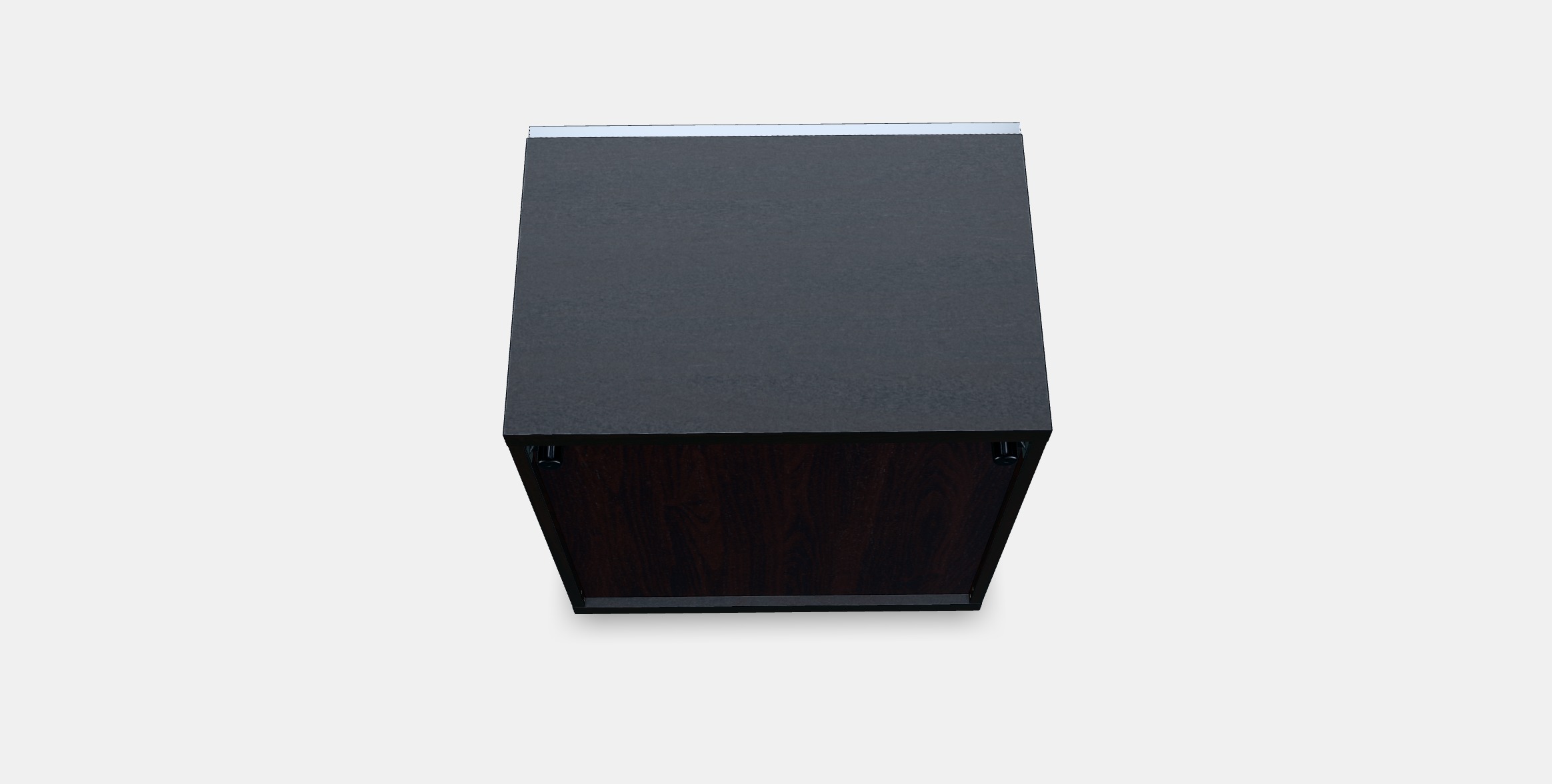 BESTA Shelf unit with glass door 8 Low-poly 3D model_2