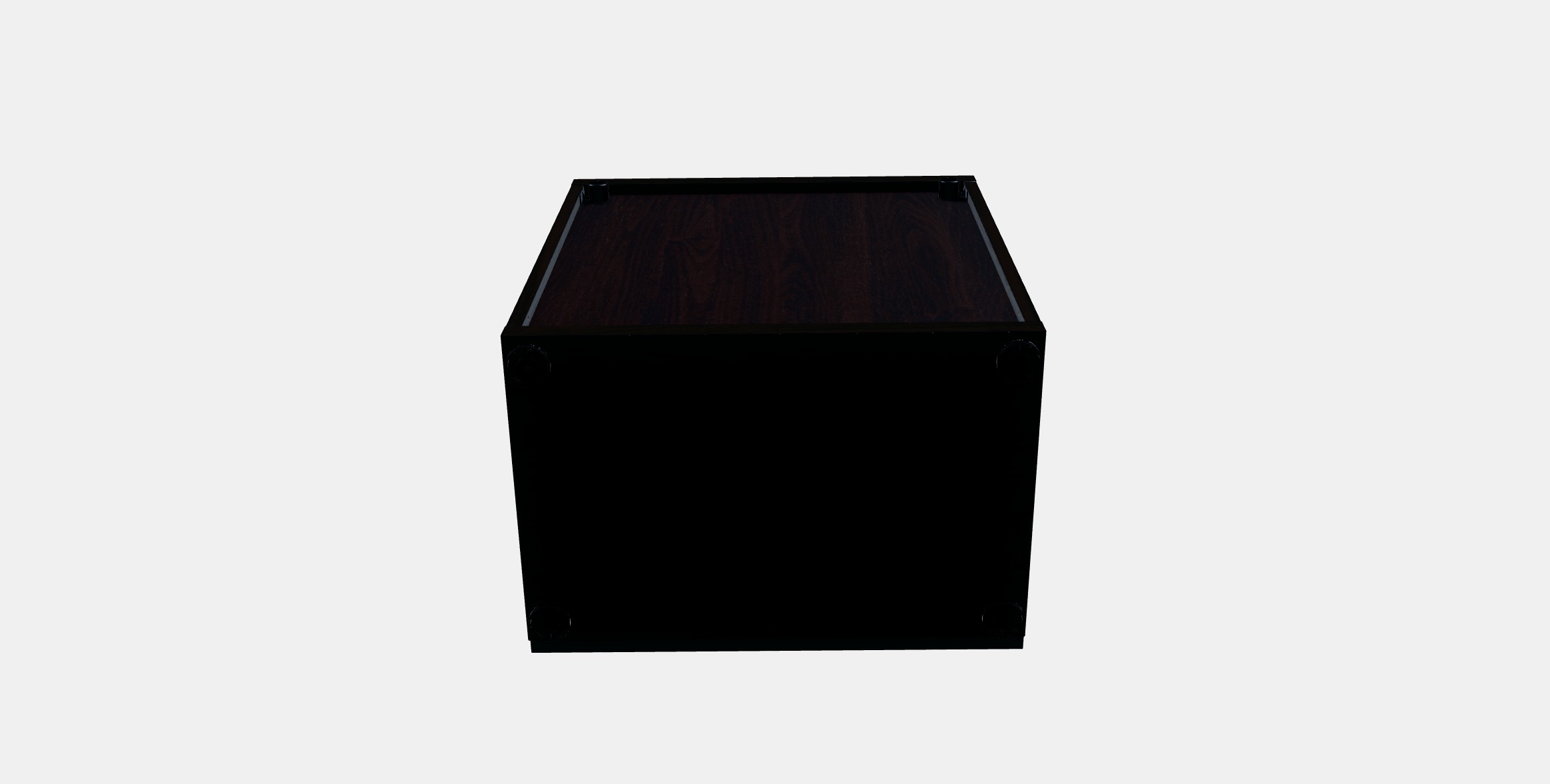 BESTA Shelf unit with glass door 8 Low-poly 3D model_3