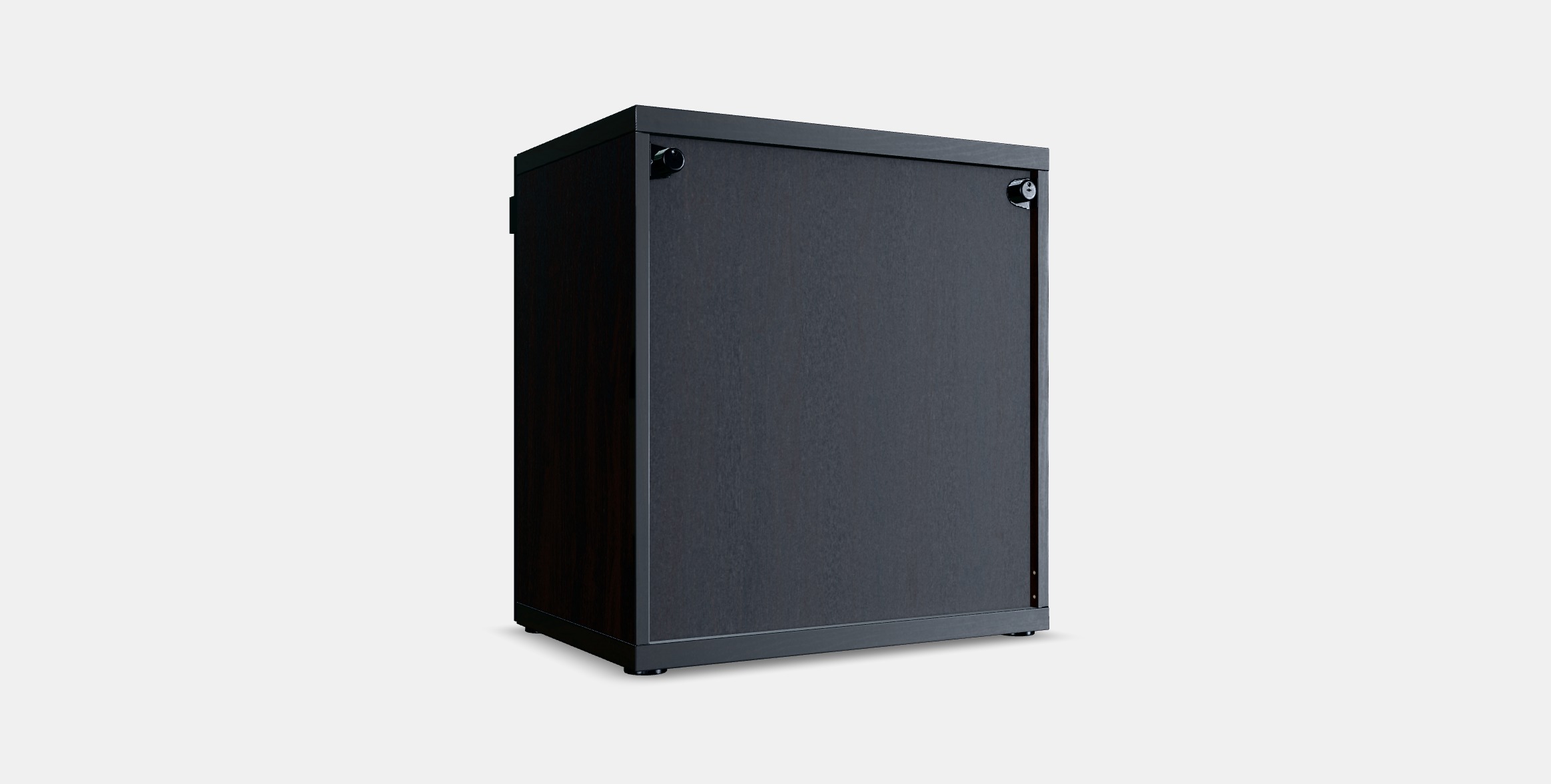 BESTA Shelf unit with glass door 9 Low-poly 3D model_15