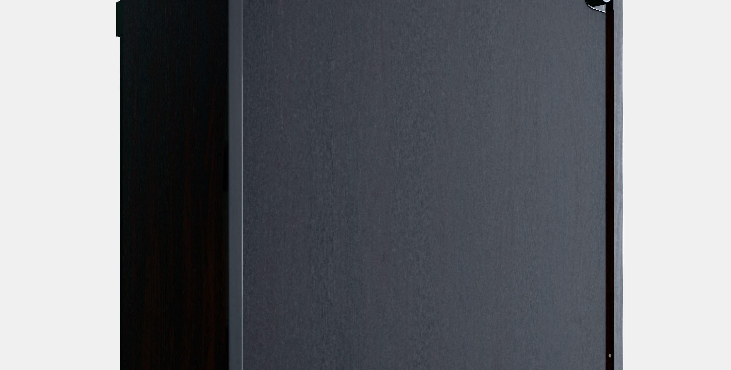 BESTA Shelf unit with glass door 9 Low-poly 3D model_9