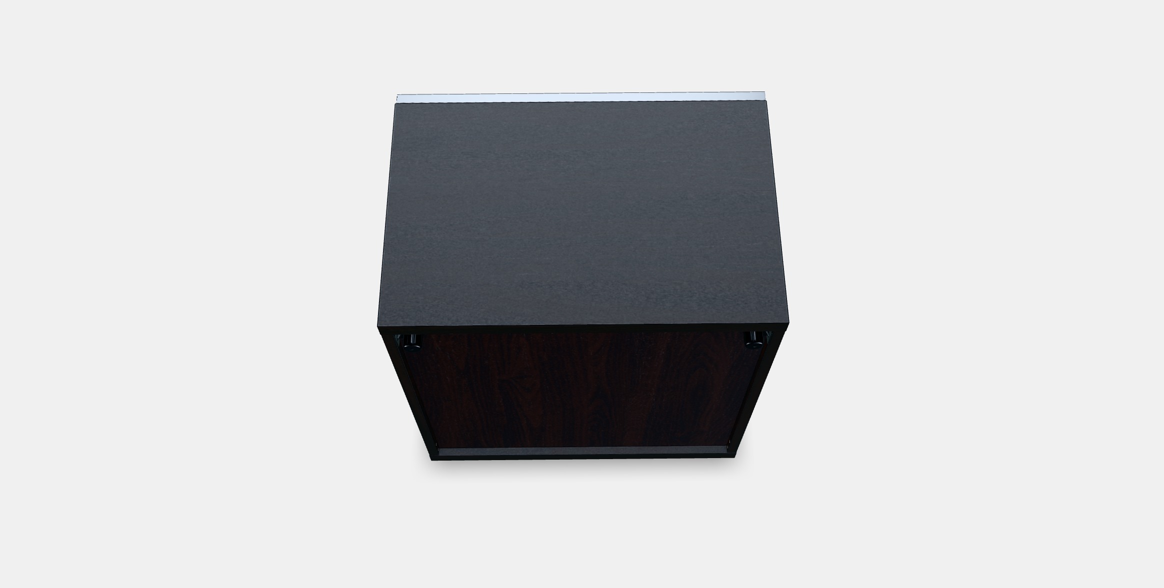 BESTA Shelf unit with glass door 9 Low-poly 3D model_5