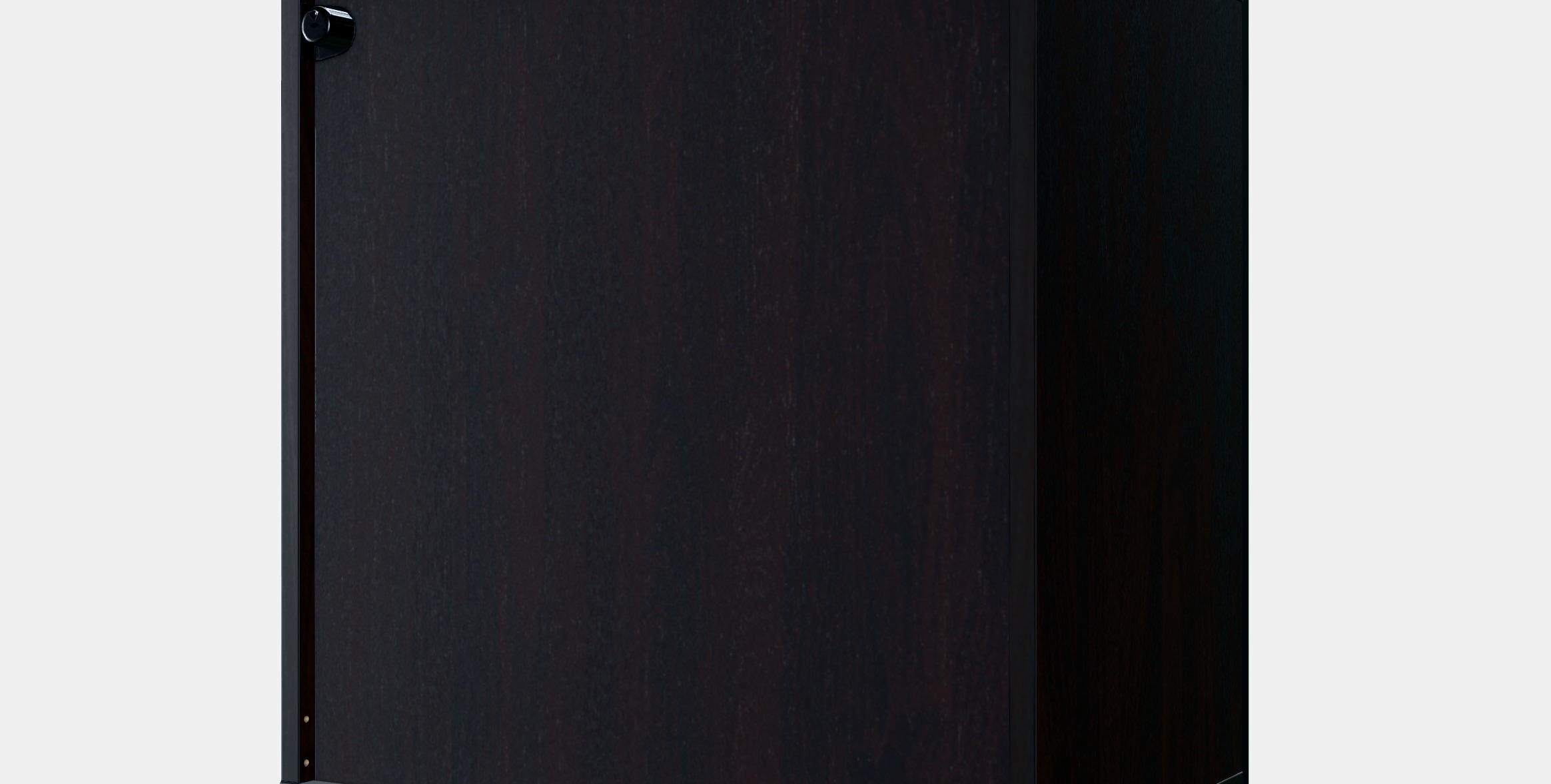 BESTA Shelf unit with glass door 9 Low-poly 3D model_12