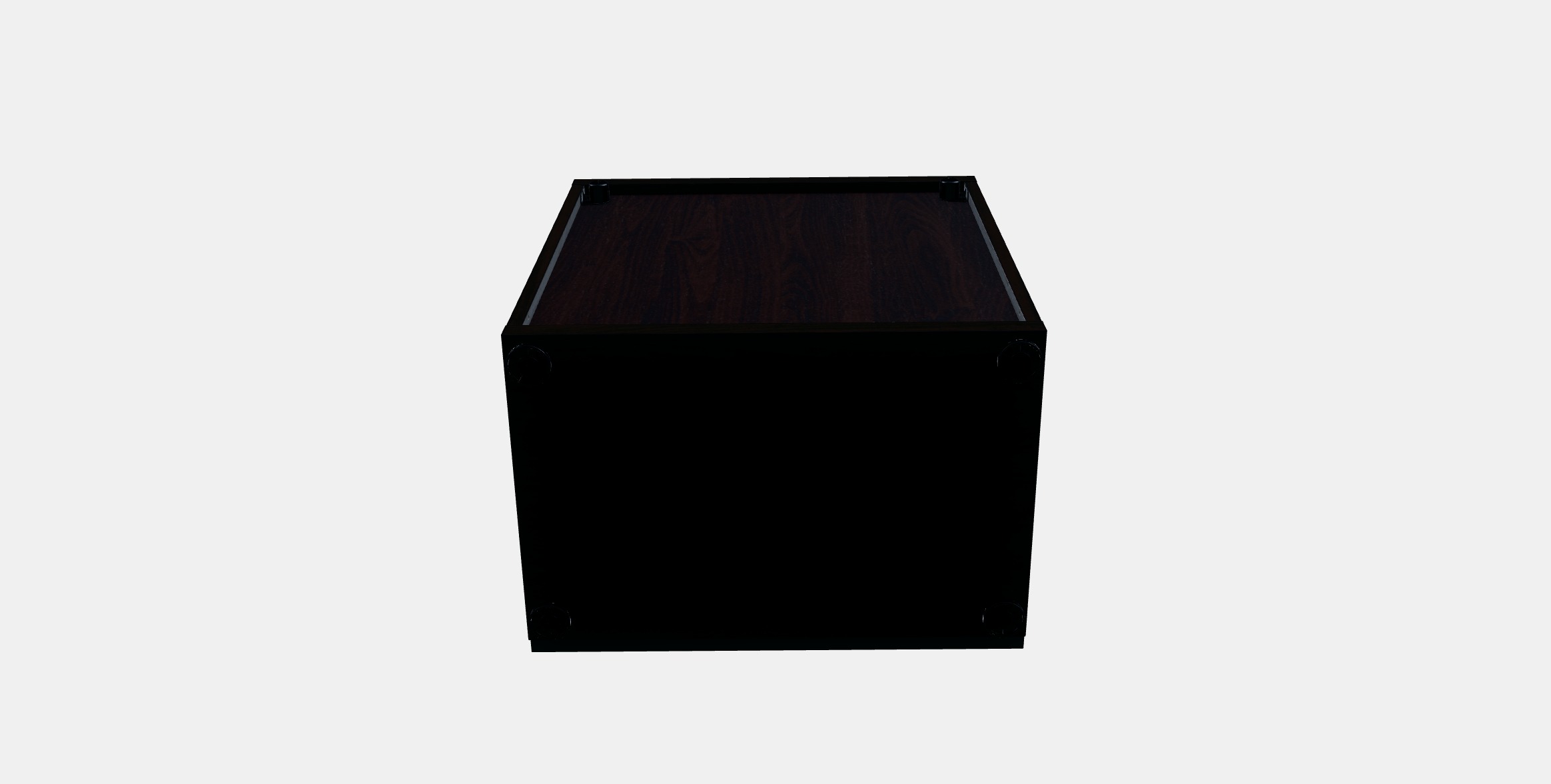 BESTA Shelf unit with glass door 9 Low-poly 3D model_2