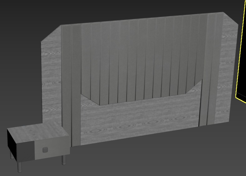 master bedroom set  3D model_6