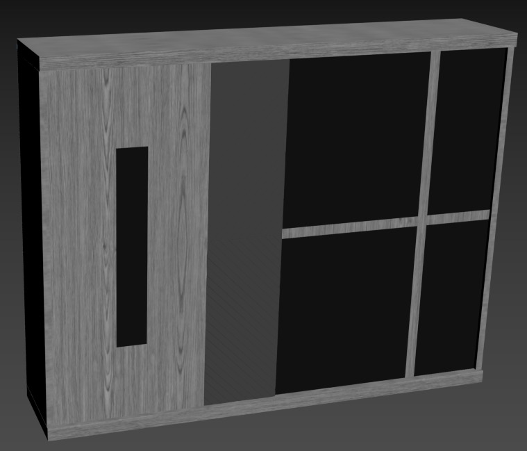 master bedroom set  3D model_4