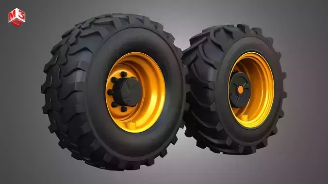 Markos Special Wheels and Tires MSWT -3 3D model