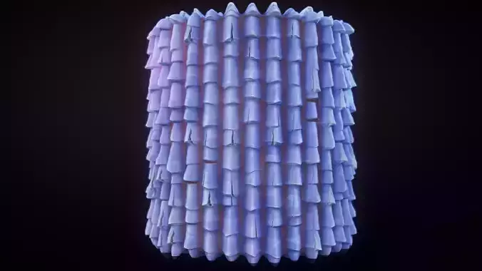 Stylized Tile Roof customizable PBR material textures Texture