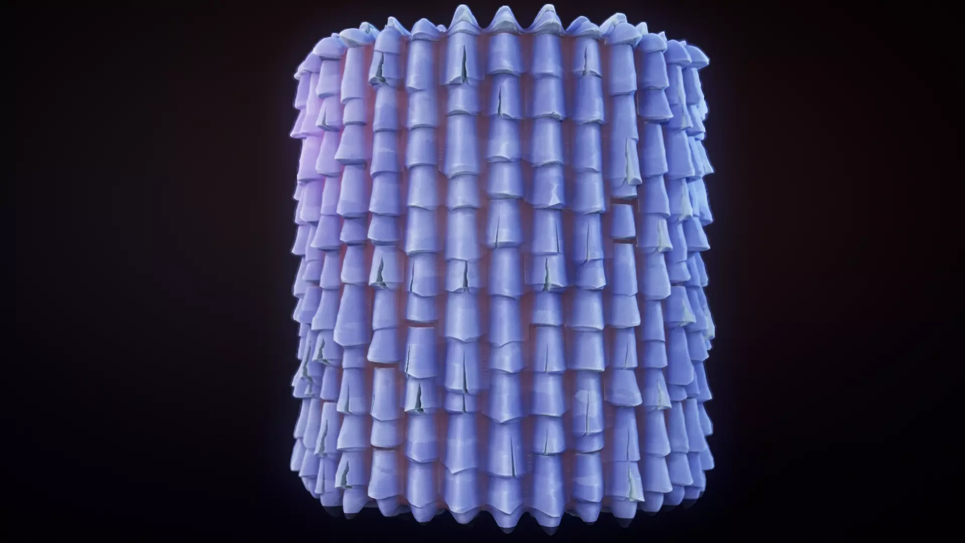 Stylized Tile Roof customizable PBR material textures Texture_0