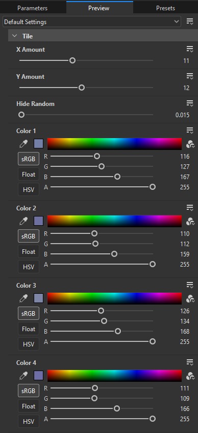 Stylized Tile Roof customizable PBR material textures Texture_3