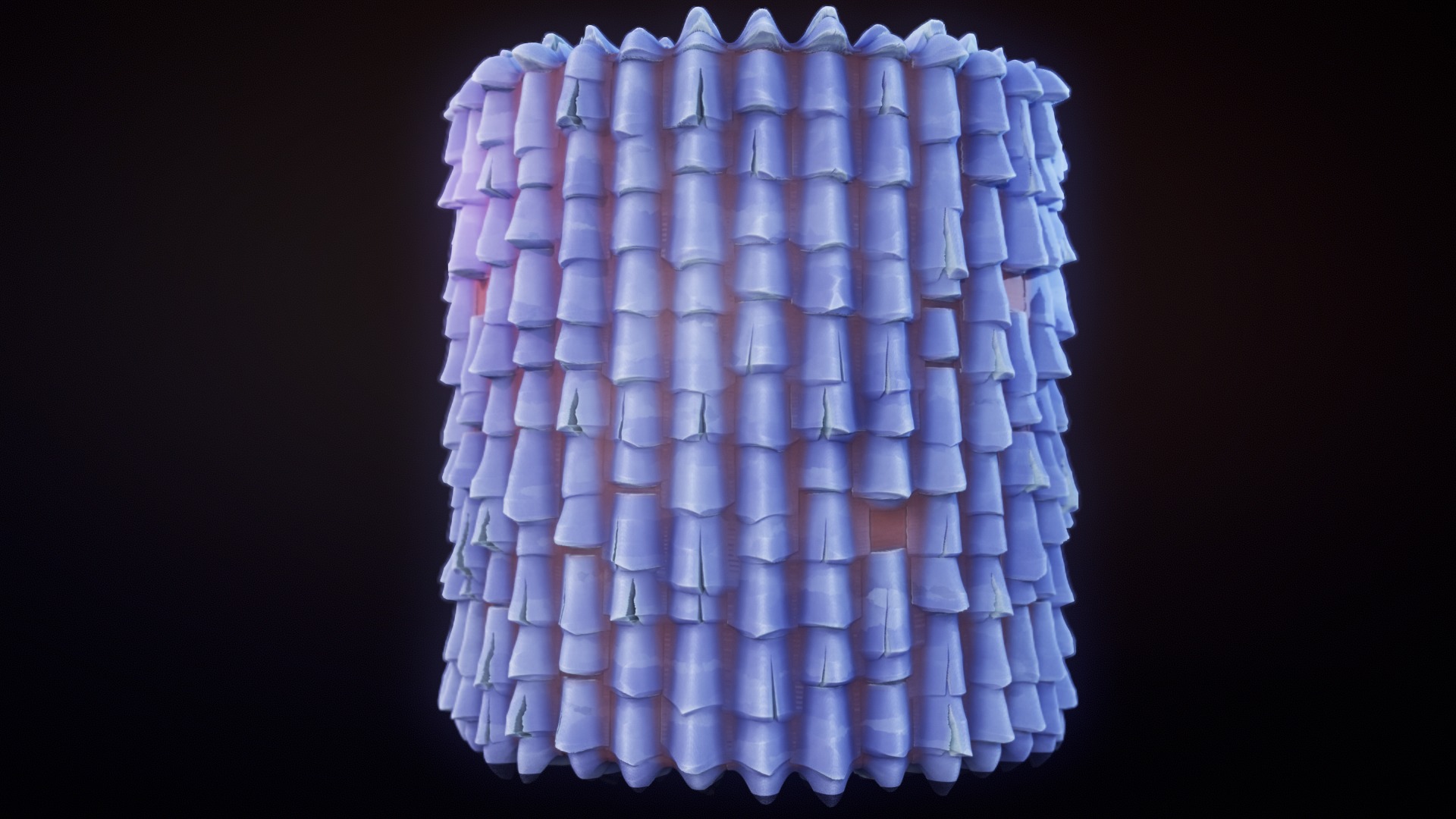 Stylized Tile Roof customizable PBR material textures Texture_1