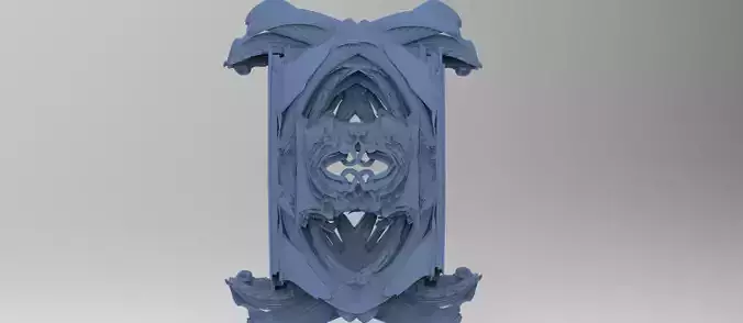 Baroque Gilded Drake Crest wall