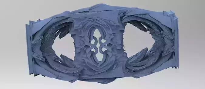 Baroque Gilded Drake Crest wall 4