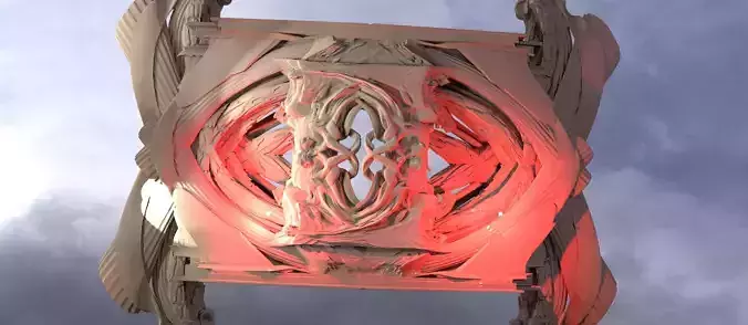 Baroque Gilded Drake Crest 3 